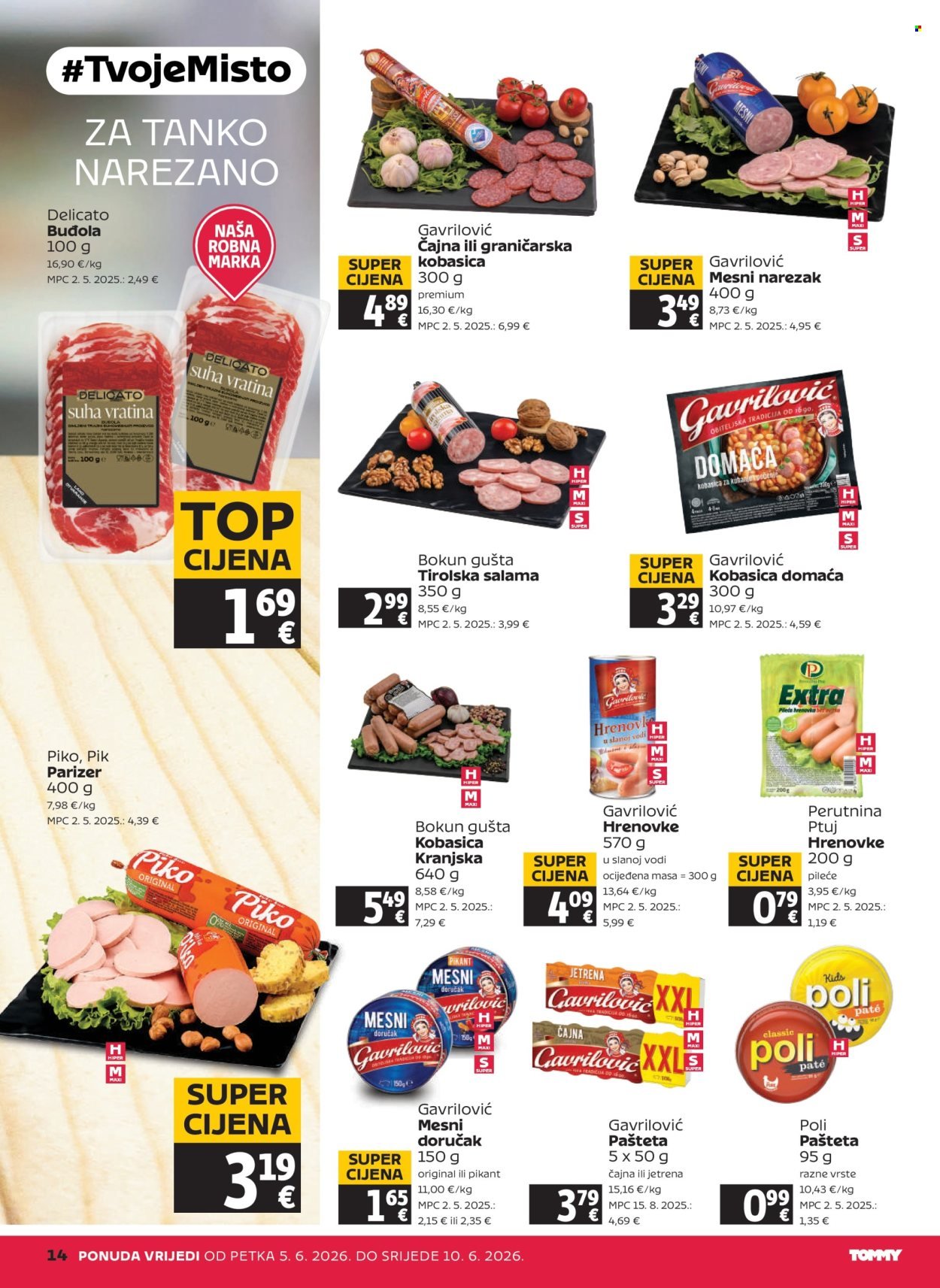 TOMMY katalog - Najbolja mesnica