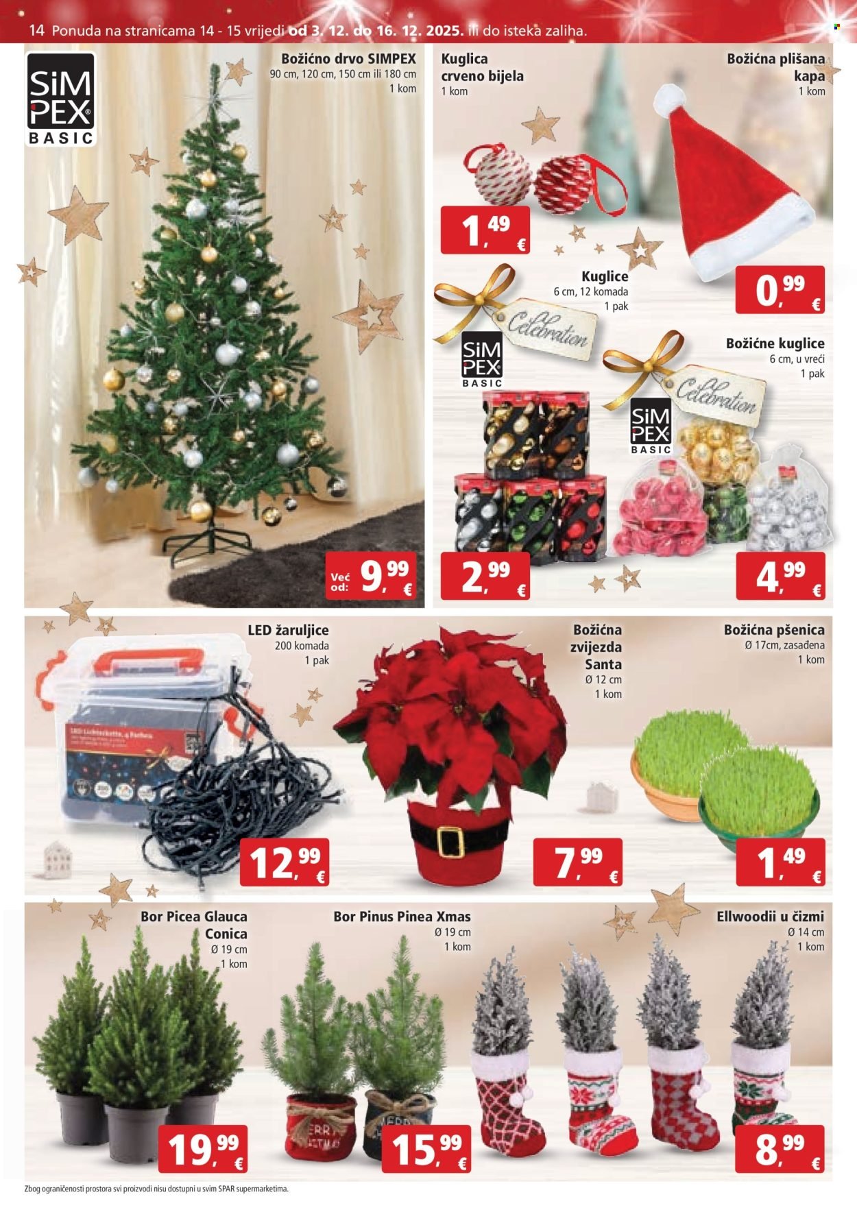 SPAR katalog - Od srijede 03.12.2025.