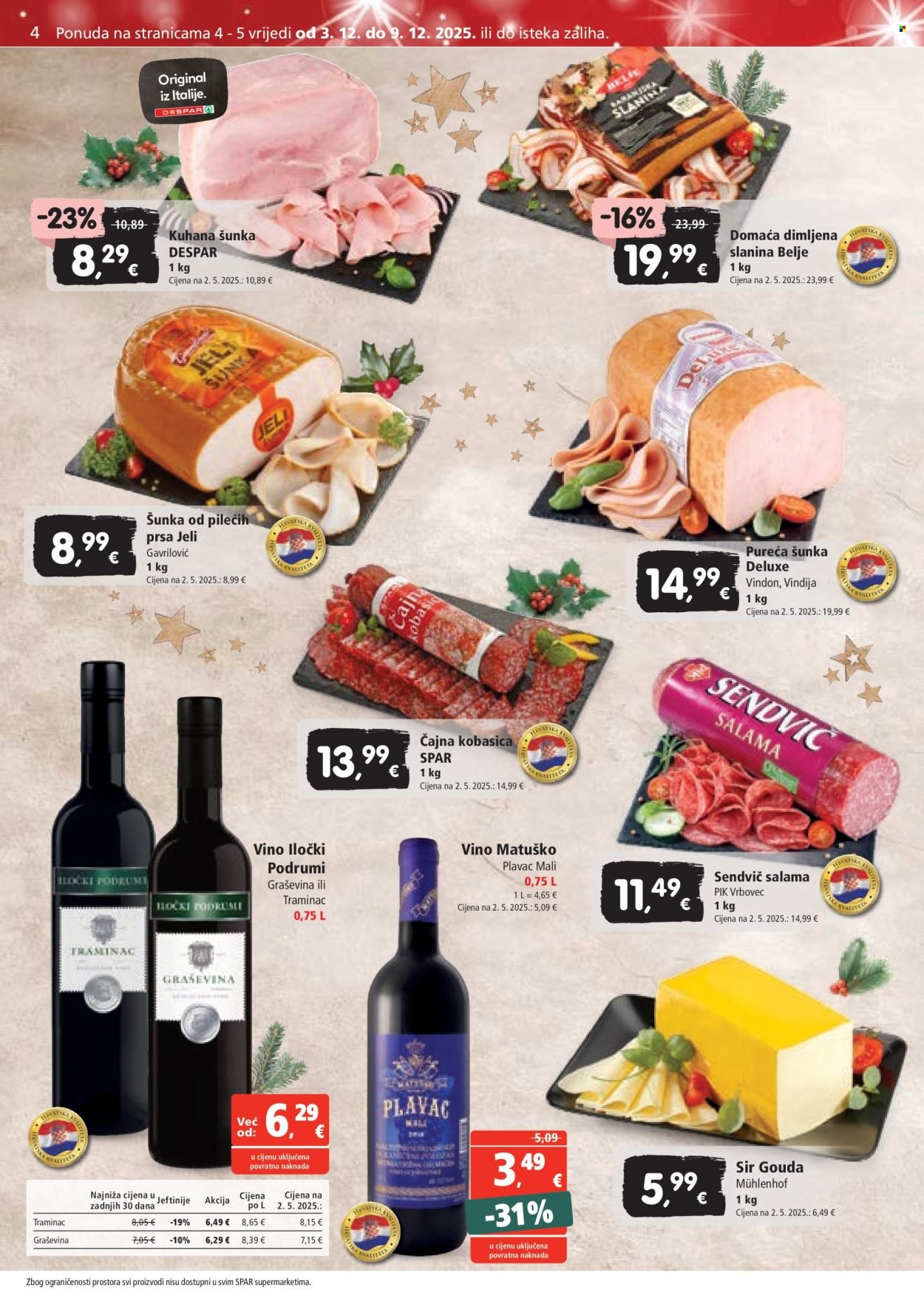 SPAR katalog - Od srijede 03.12.2025.