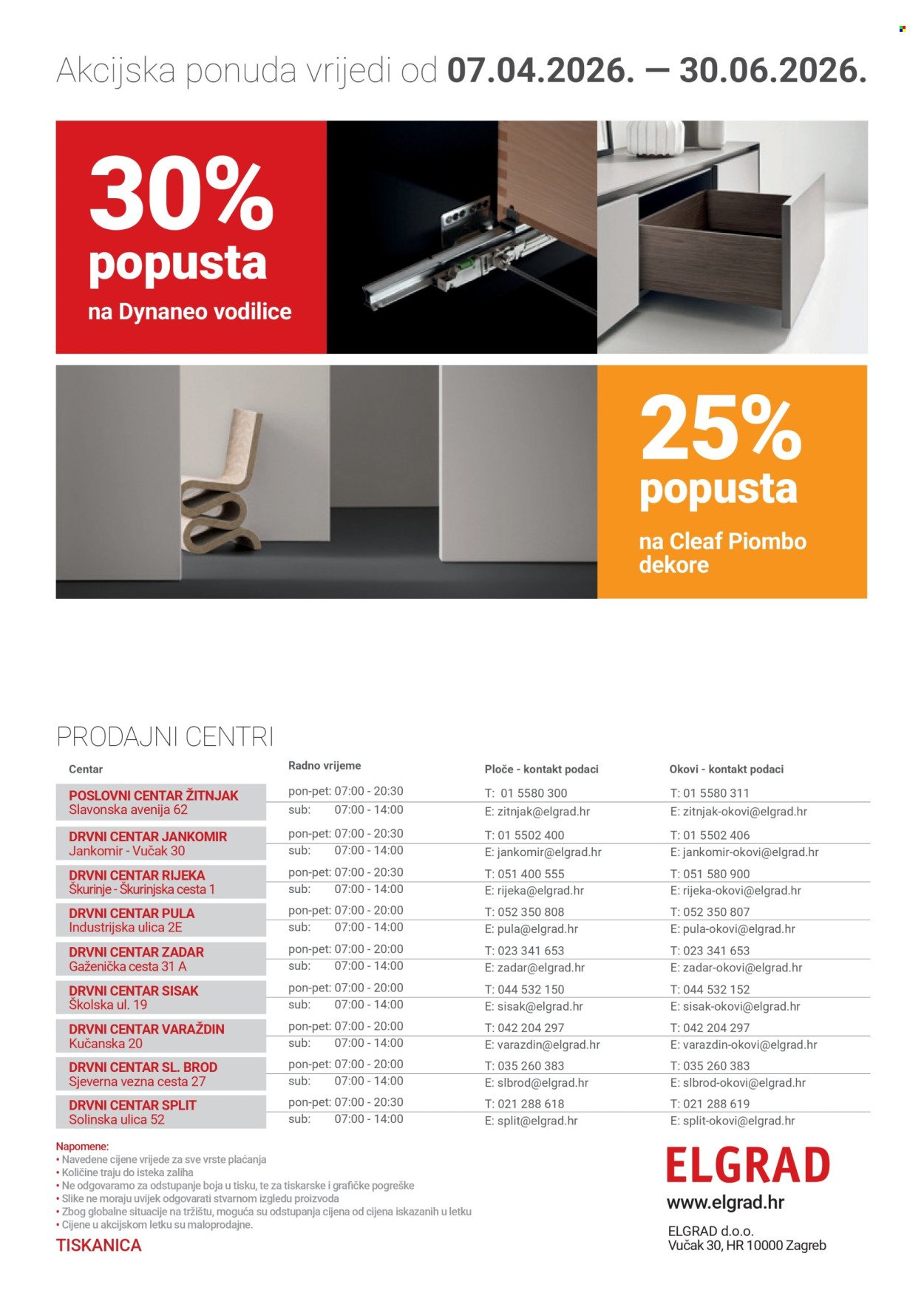 ELGRAD katalog - Od utorka 07.04.2026.
