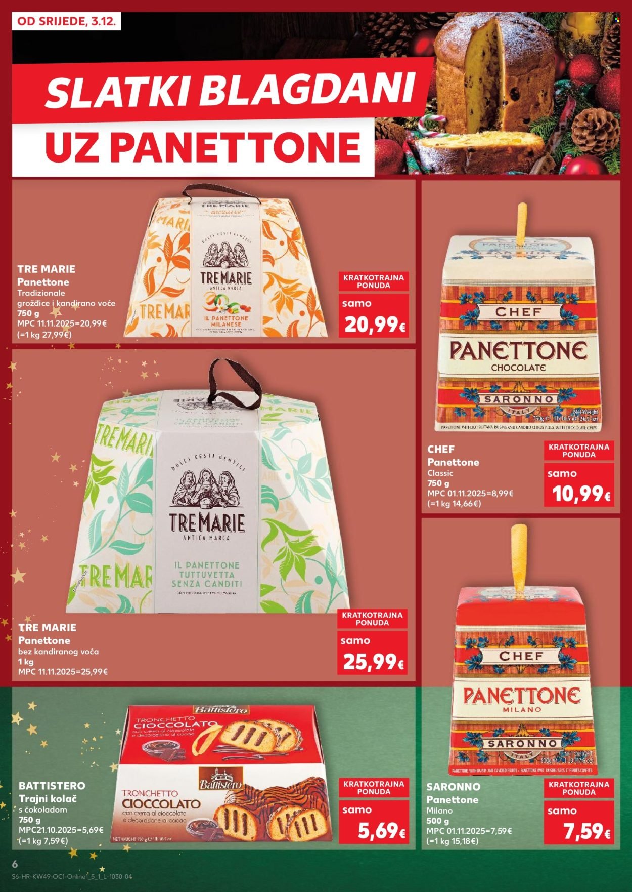 KAUFLAND katalog - Od srijede 03.12.2025.