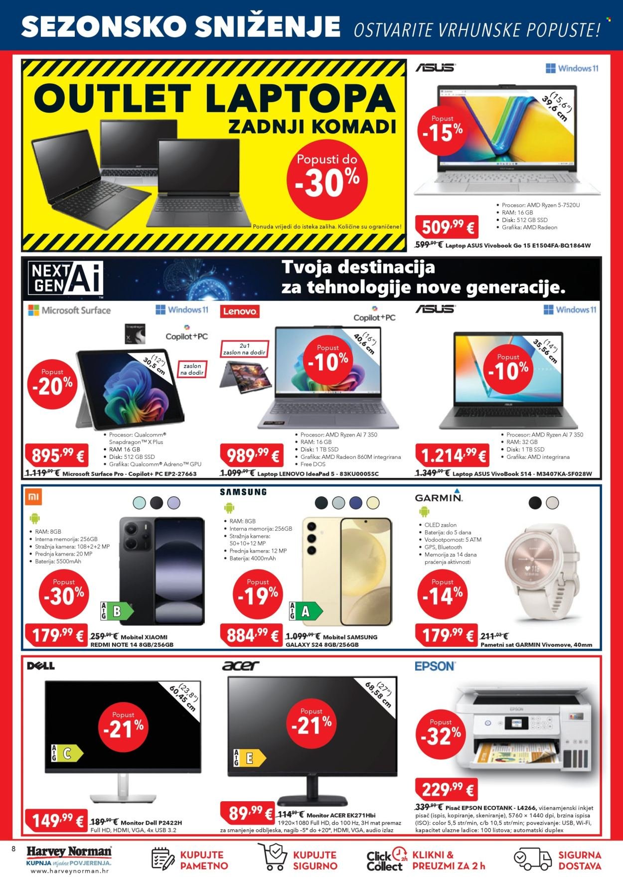 HARVEY NORMAN katalog - Sezonsko sniženje!