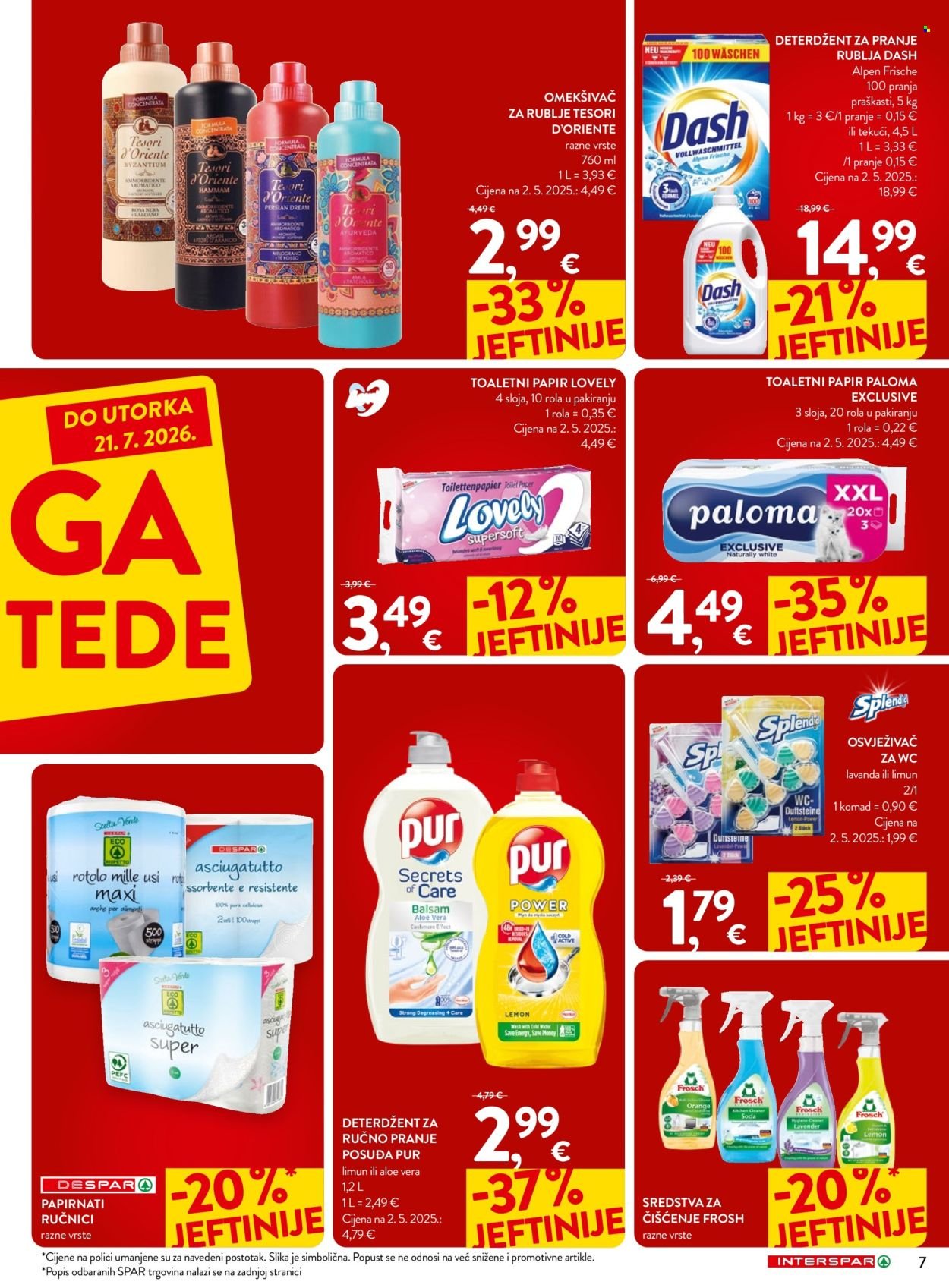 INTERSPAR katalog - Mega uštede