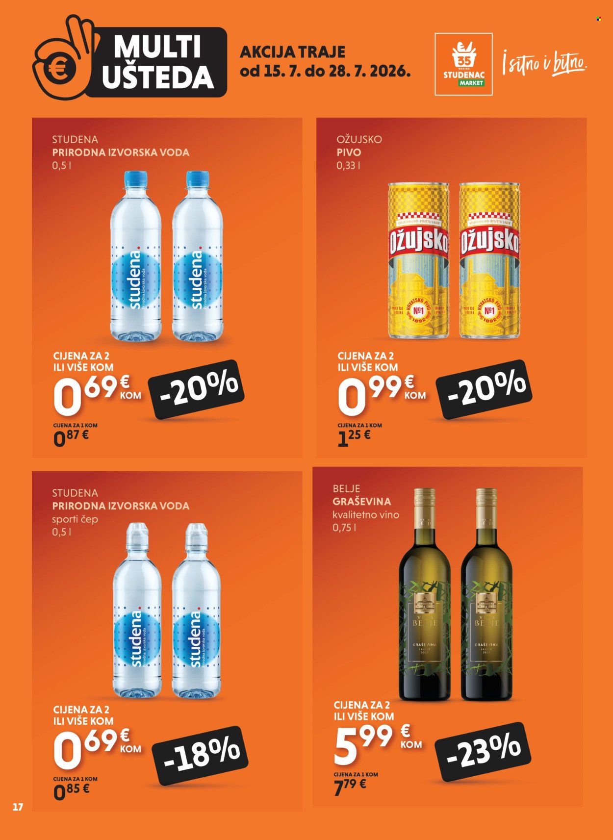 STUDENAC katalog - Od srijede 15.07.2026.