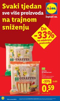 LIDL katalog - Nastavljamo trajno snižavati cijene