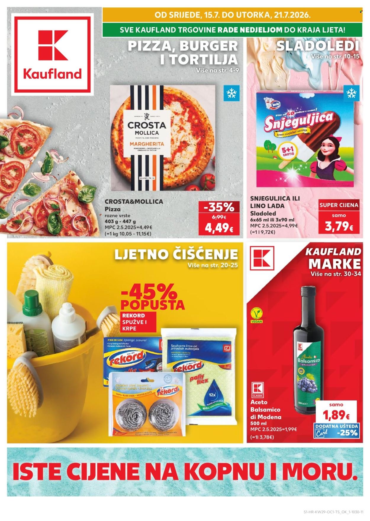 KAUFLAND katalog - ISTE CIJENE NA KOPNU I MORU