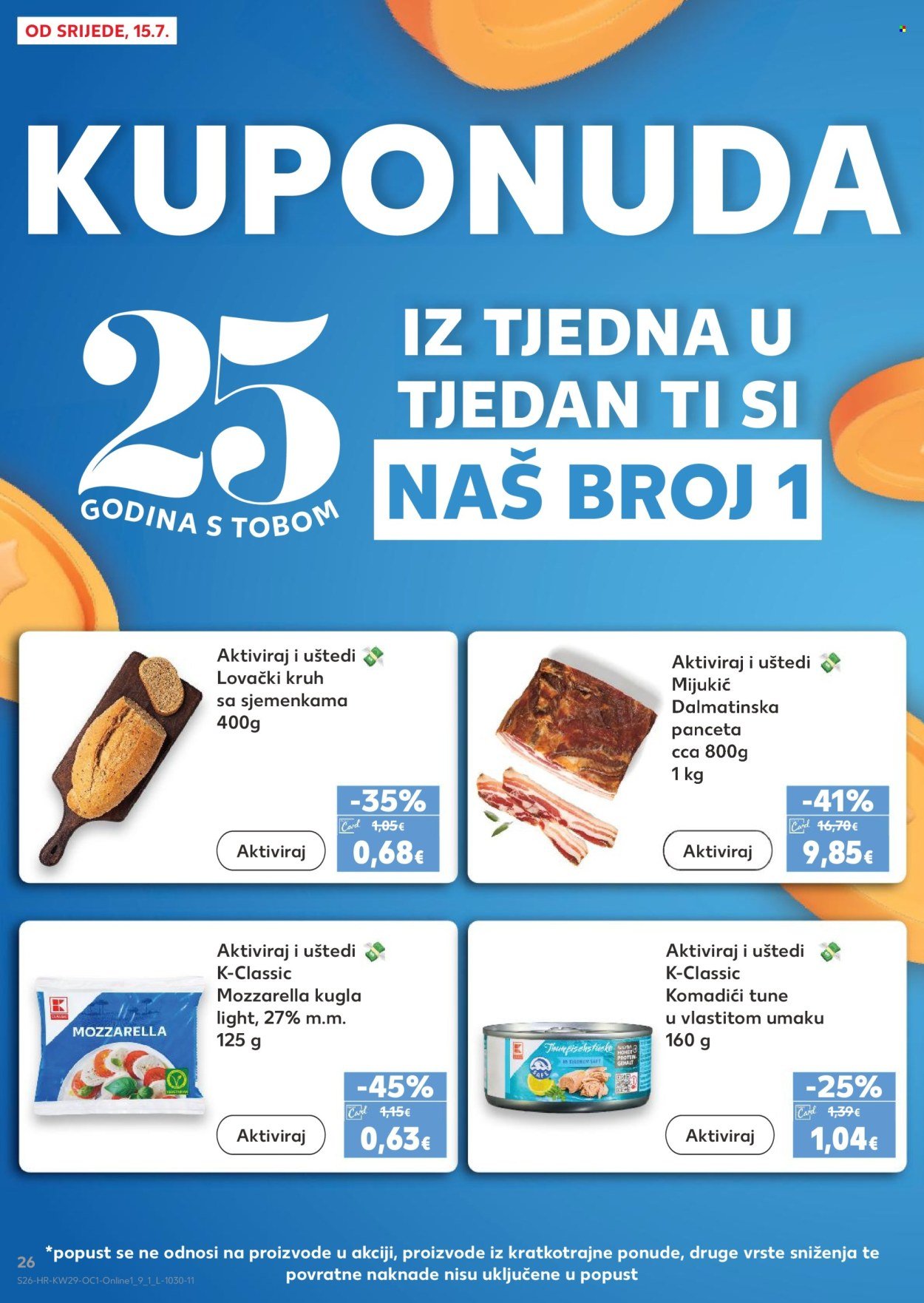 KAUFLAND katalog - ISTE CIJENE NA KOPNU I MORU