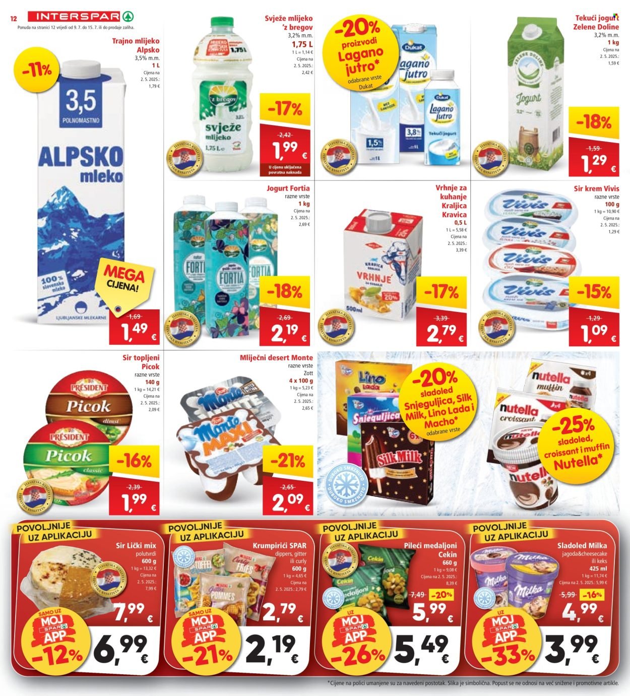 INTERSPAR katalog - Od srijede 09.07.2025.