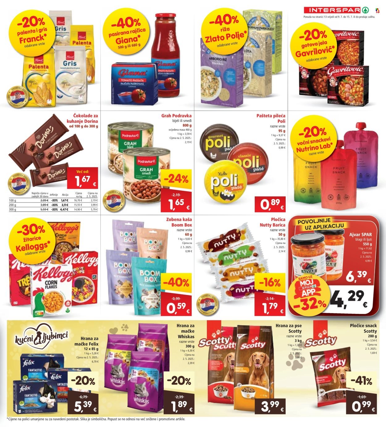 INTERSPAR katalog - Od srijede 09.07.2025.