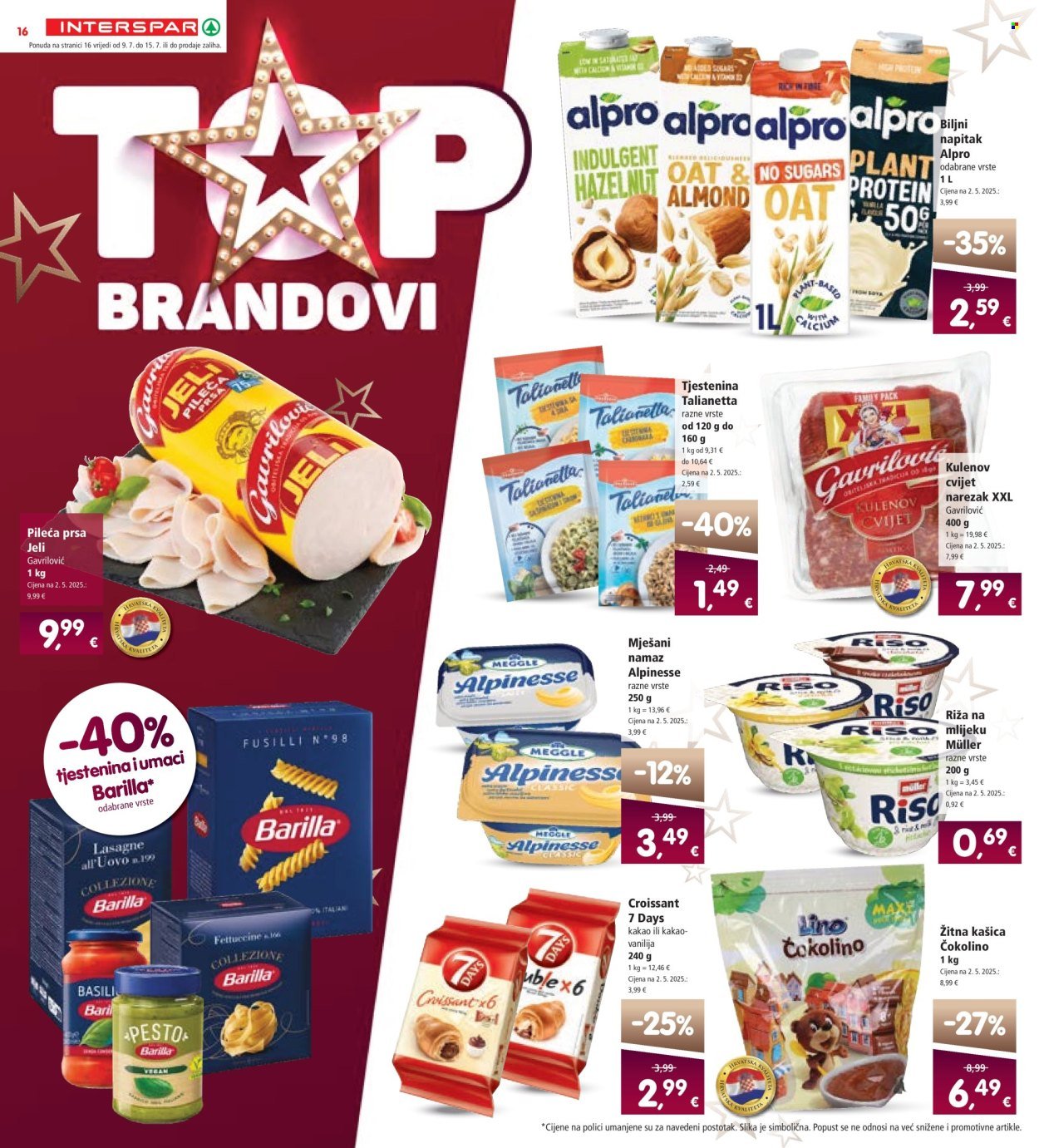 INTERSPAR katalog - Od srijede 09.07.2025.