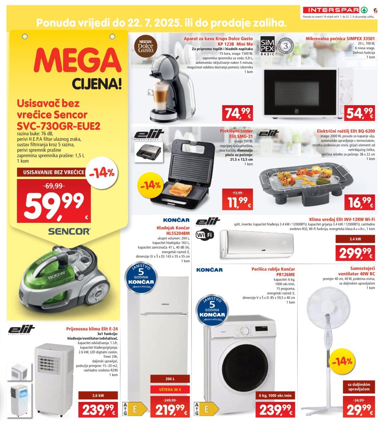 INTERSPAR katalog - Od srijede 09.07.2025.