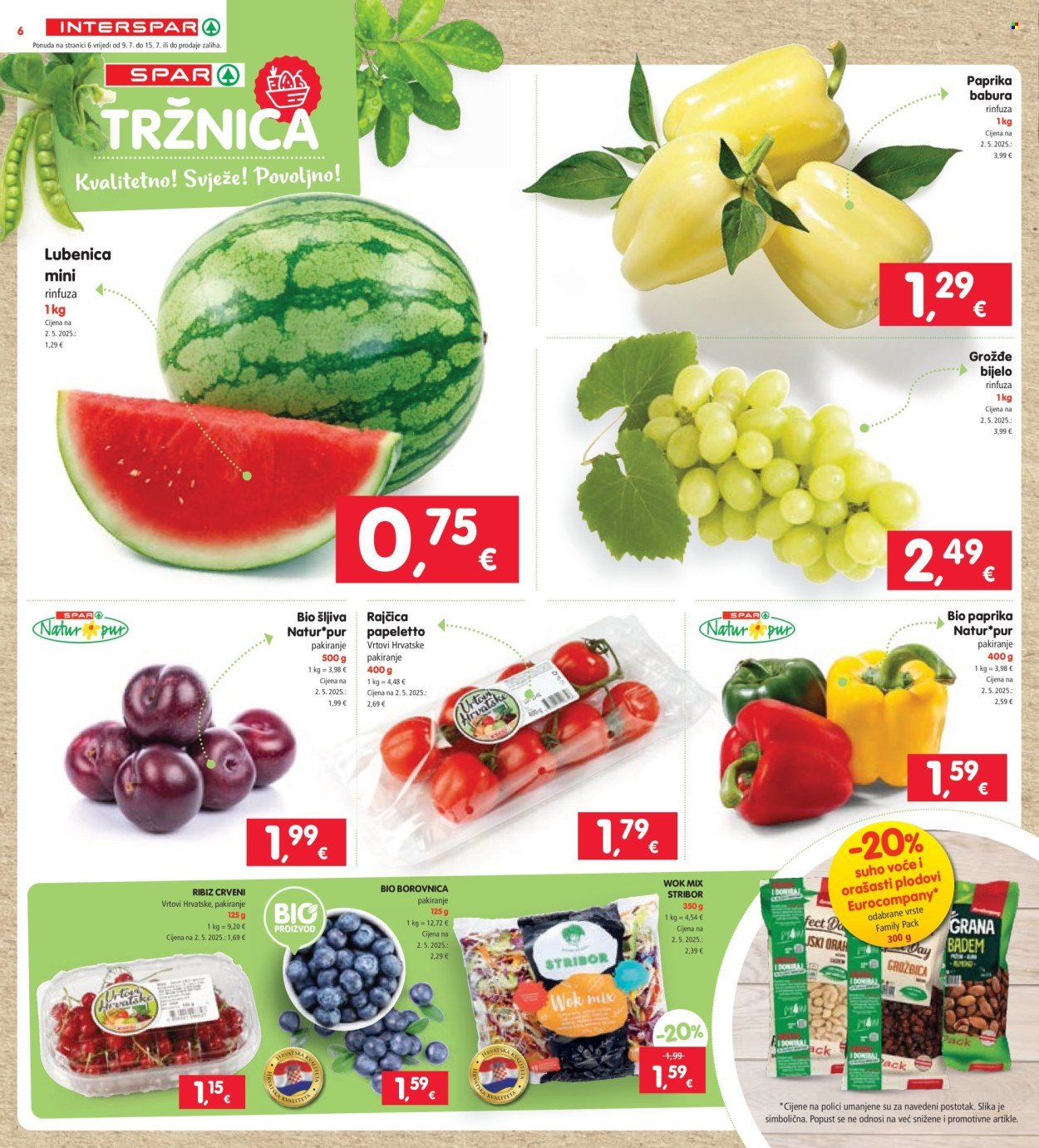 INTERSPAR katalog - Od srijede 09.07.2025.