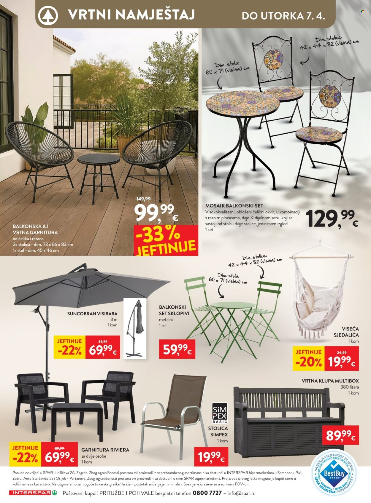 INTERSPAR katalog - Od srijede 25.03.2026.