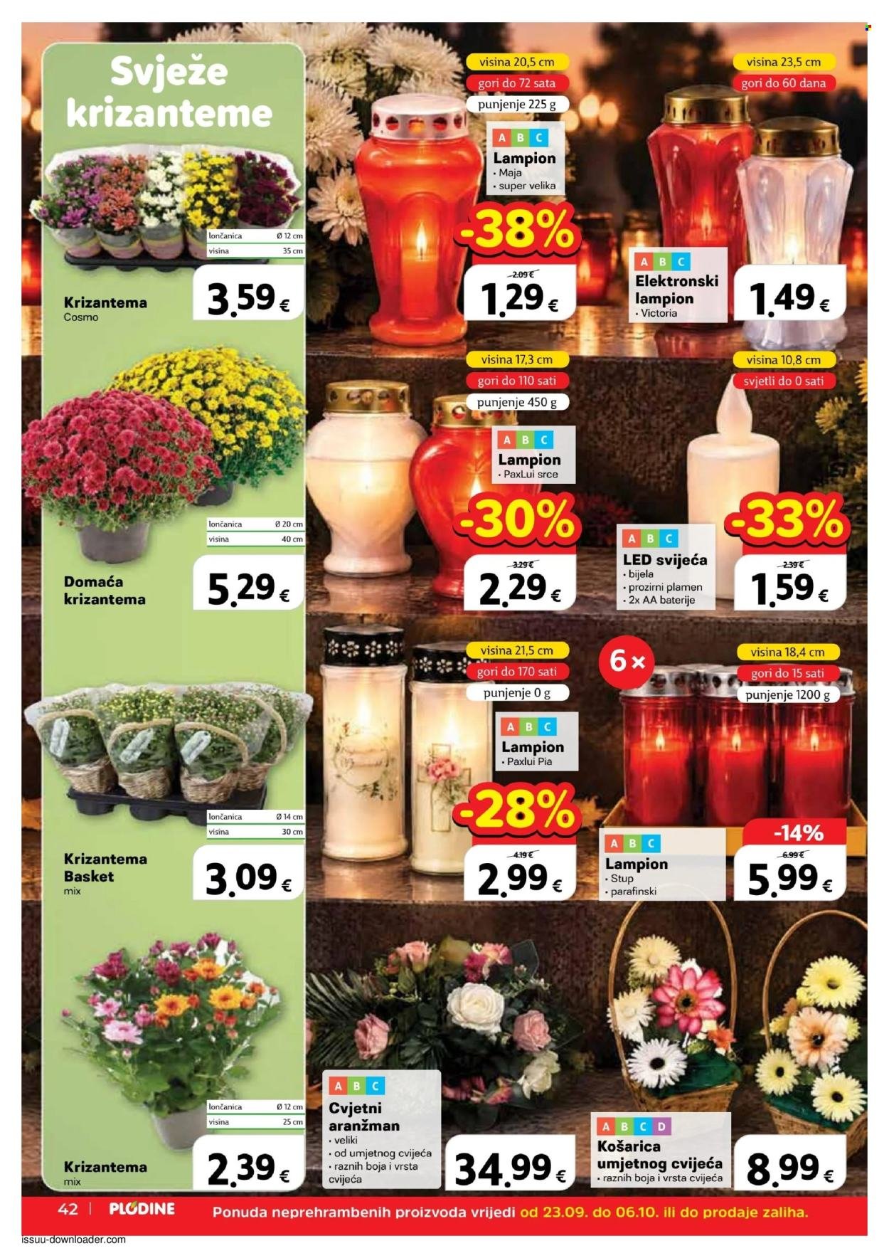 PLODINE katalog - Od srijede 23.09.2026.