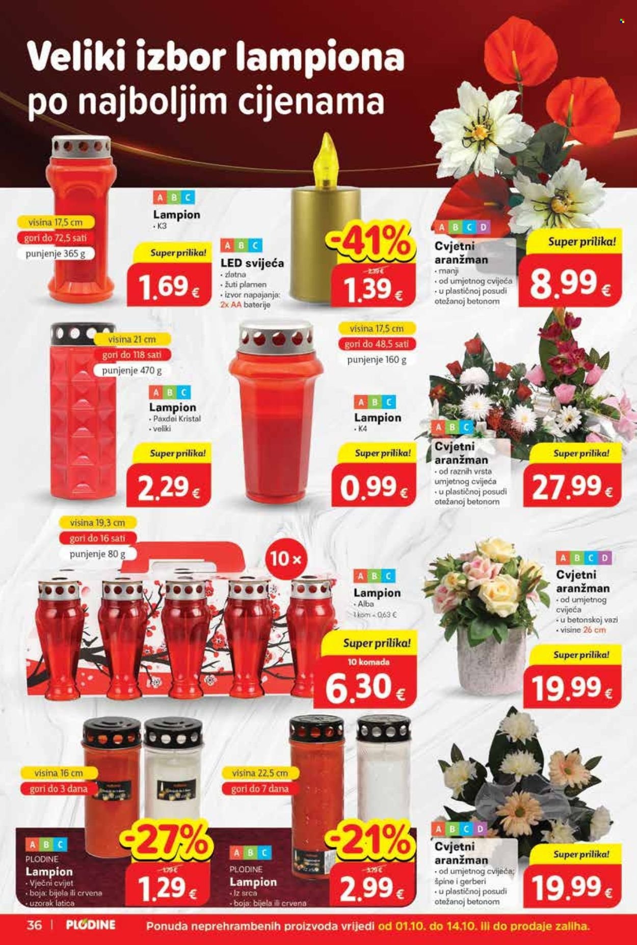 PLODINE katalog - Od srijede 01.10.2025.