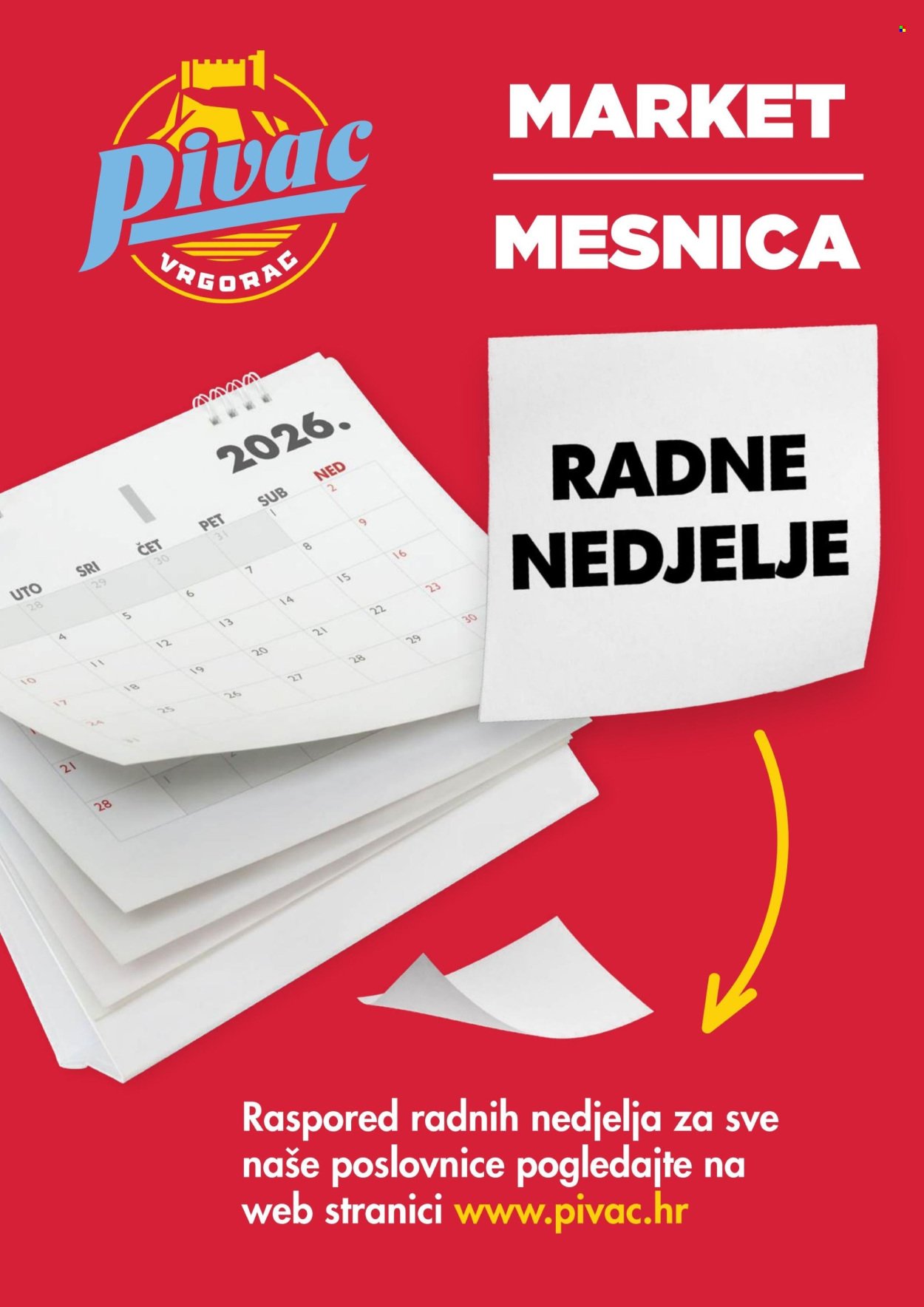 PIVAC katalog - Od petka 02.01.2026.