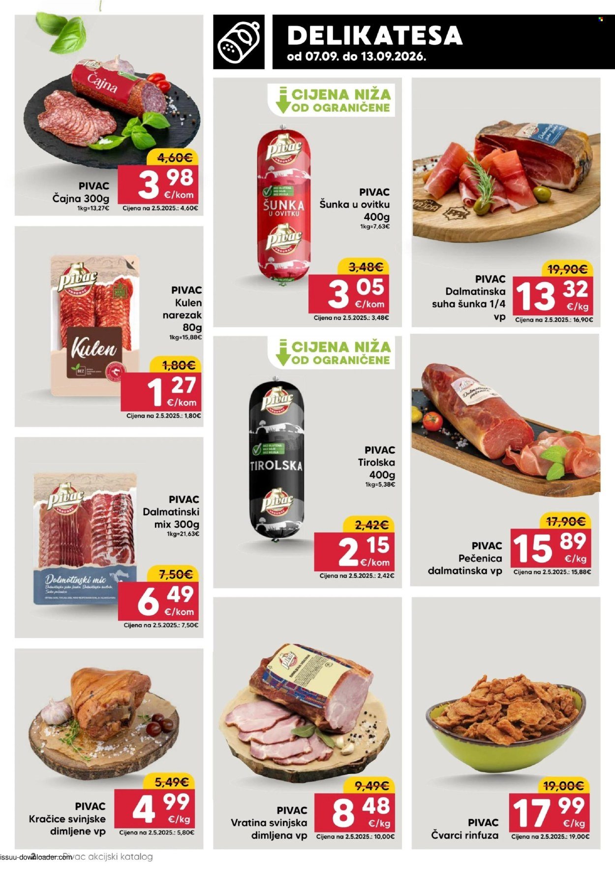 PIVAC katalog - Od ponedeljka 07.09.2026.