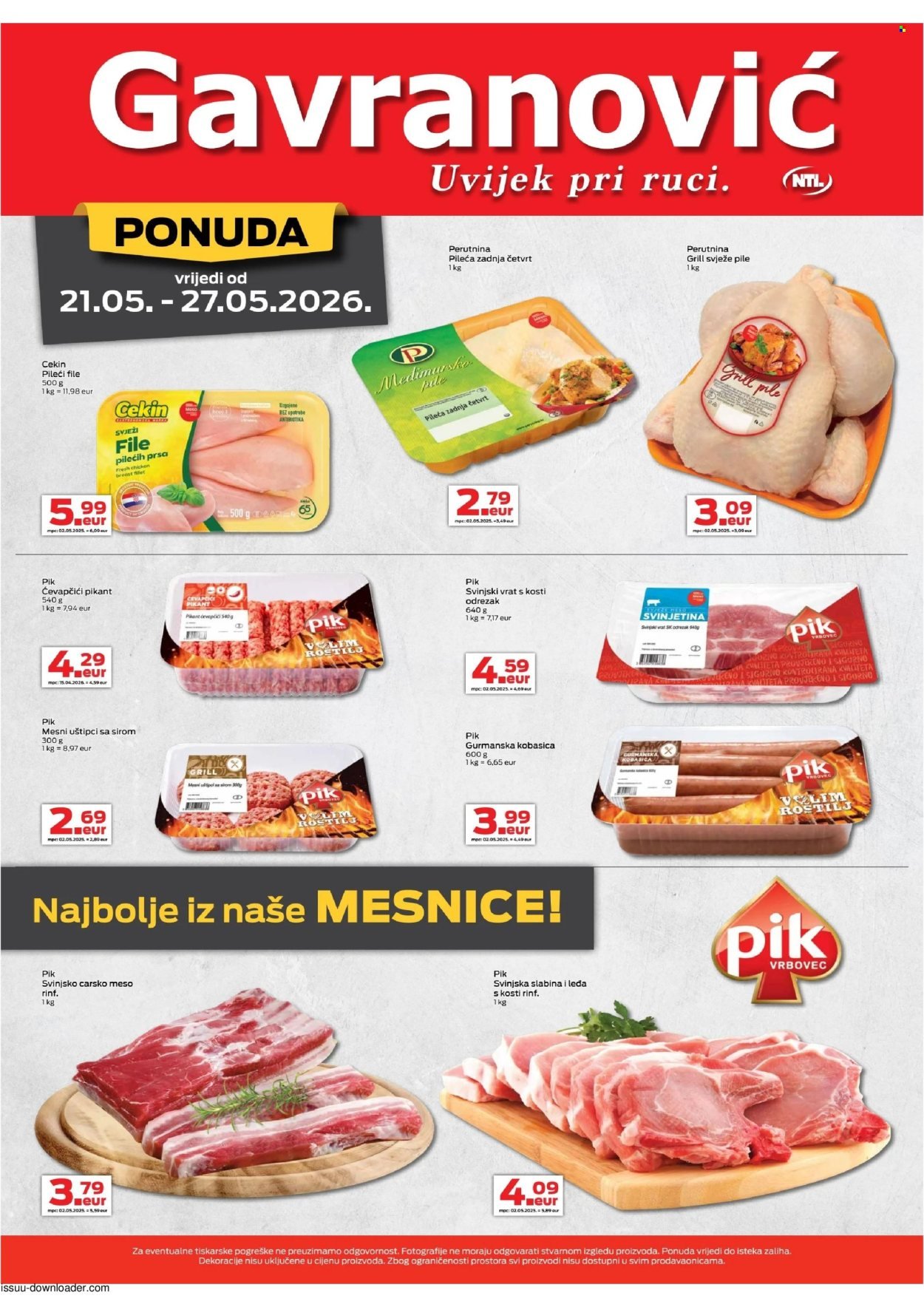 GAVRANOVIĆ katalog - Od četvrtka 21.05.2026.