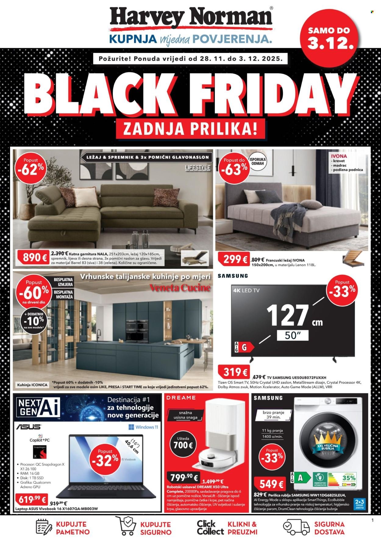 HARVEY NORMAN katalog - Black Friday - zadnja prilika!