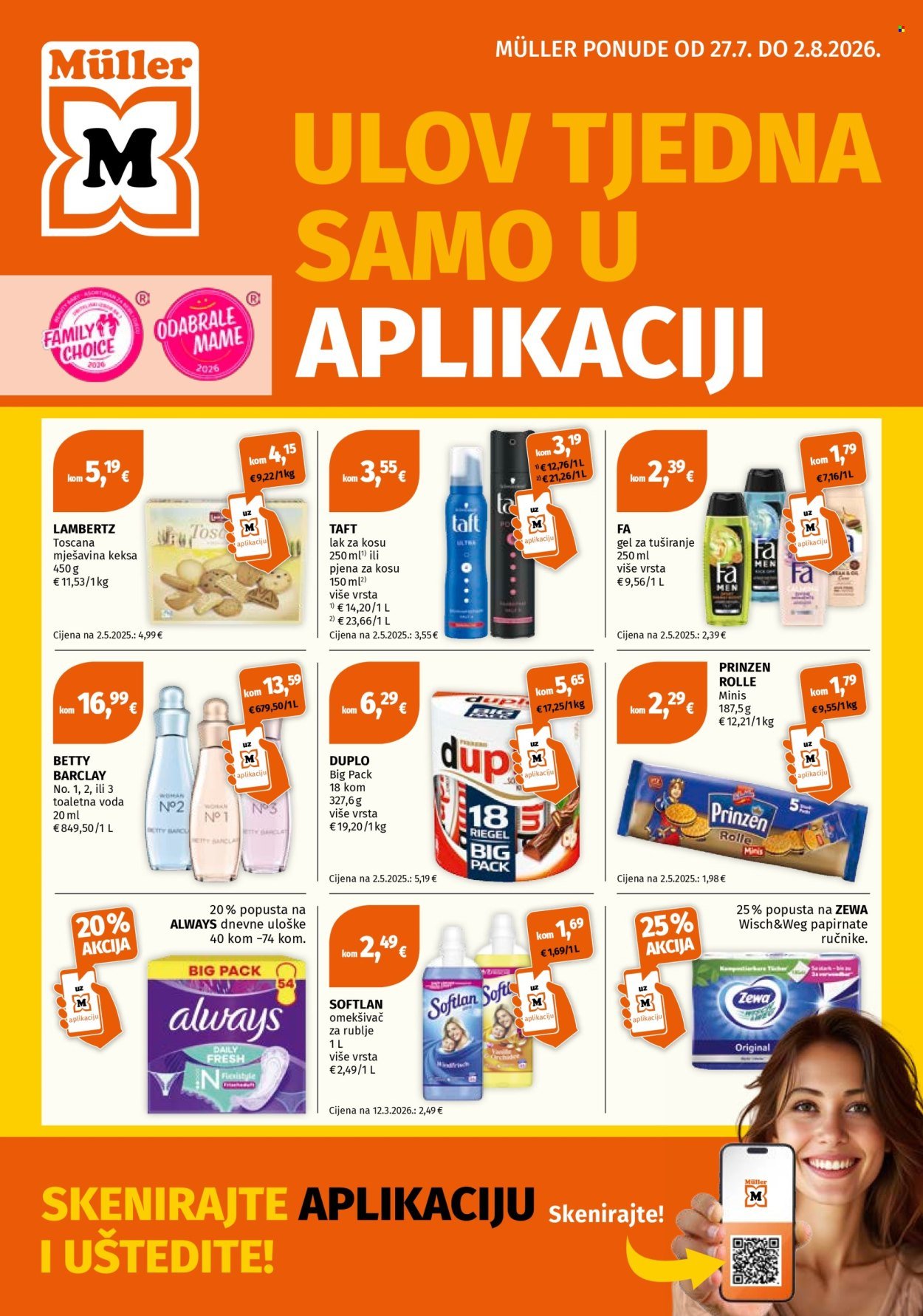 MÜLLER katalog - Ulov tjedna samo u aplikaciji