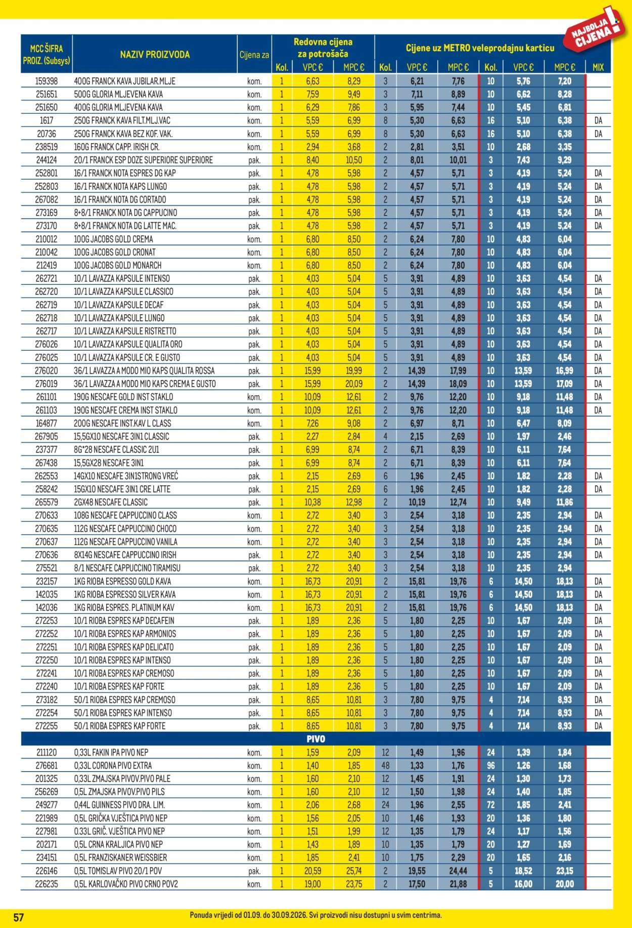 METRO katalog - Profi cijena