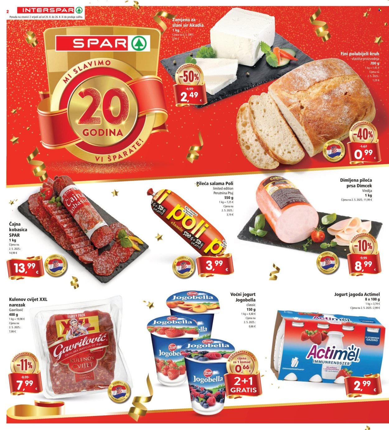 INTERSPAR katalog - Od srijede 20.08.2025.