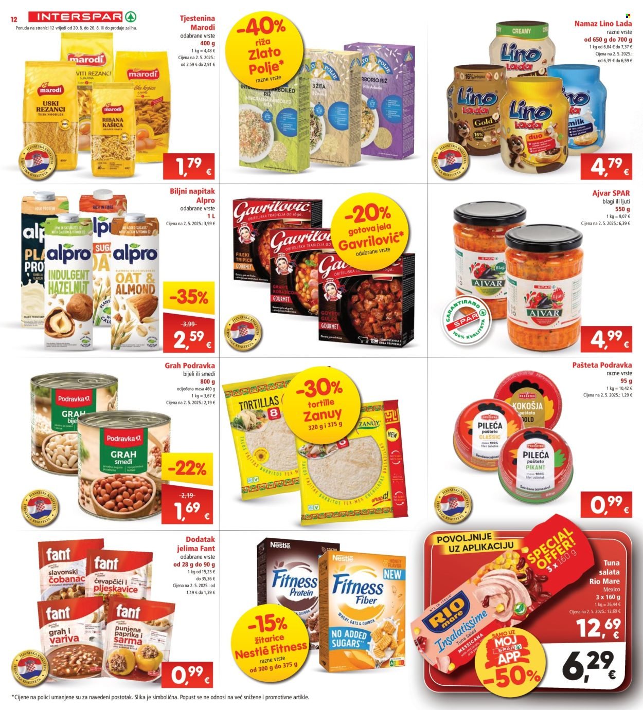 INTERSPAR katalog - Od srijede 20.08.2025.