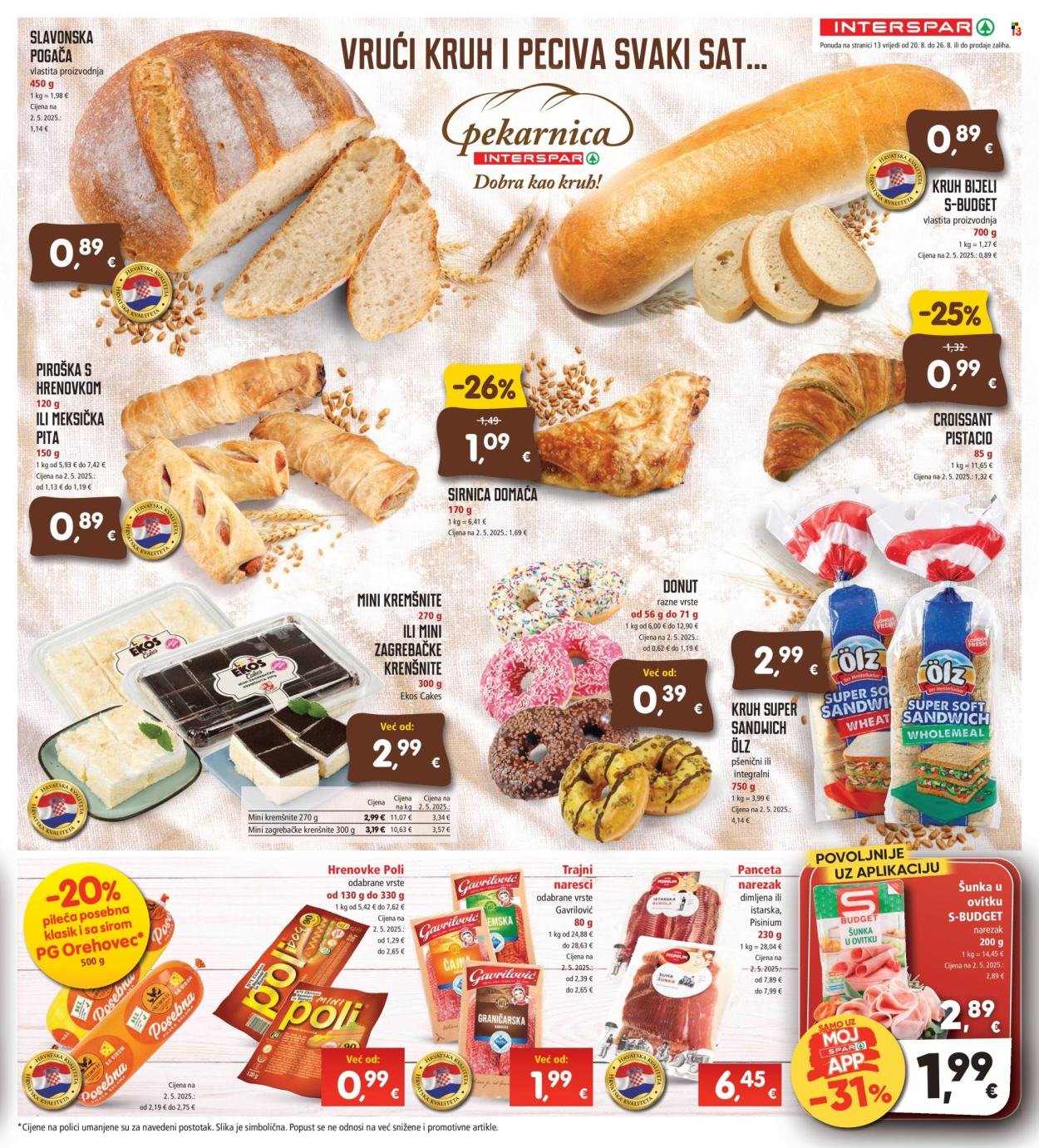 INTERSPAR katalog - Od srijede 20.08.2025.