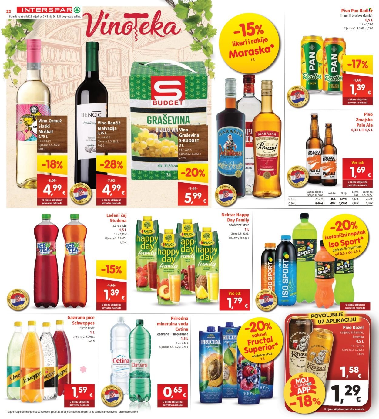 INTERSPAR katalog - Od srijede 20.08.2025.