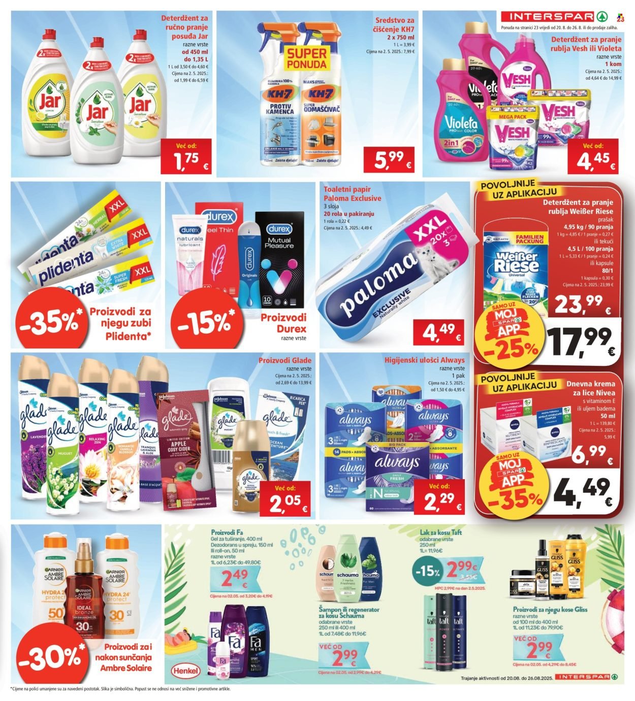 INTERSPAR katalog - Od srijede 20.08.2025.