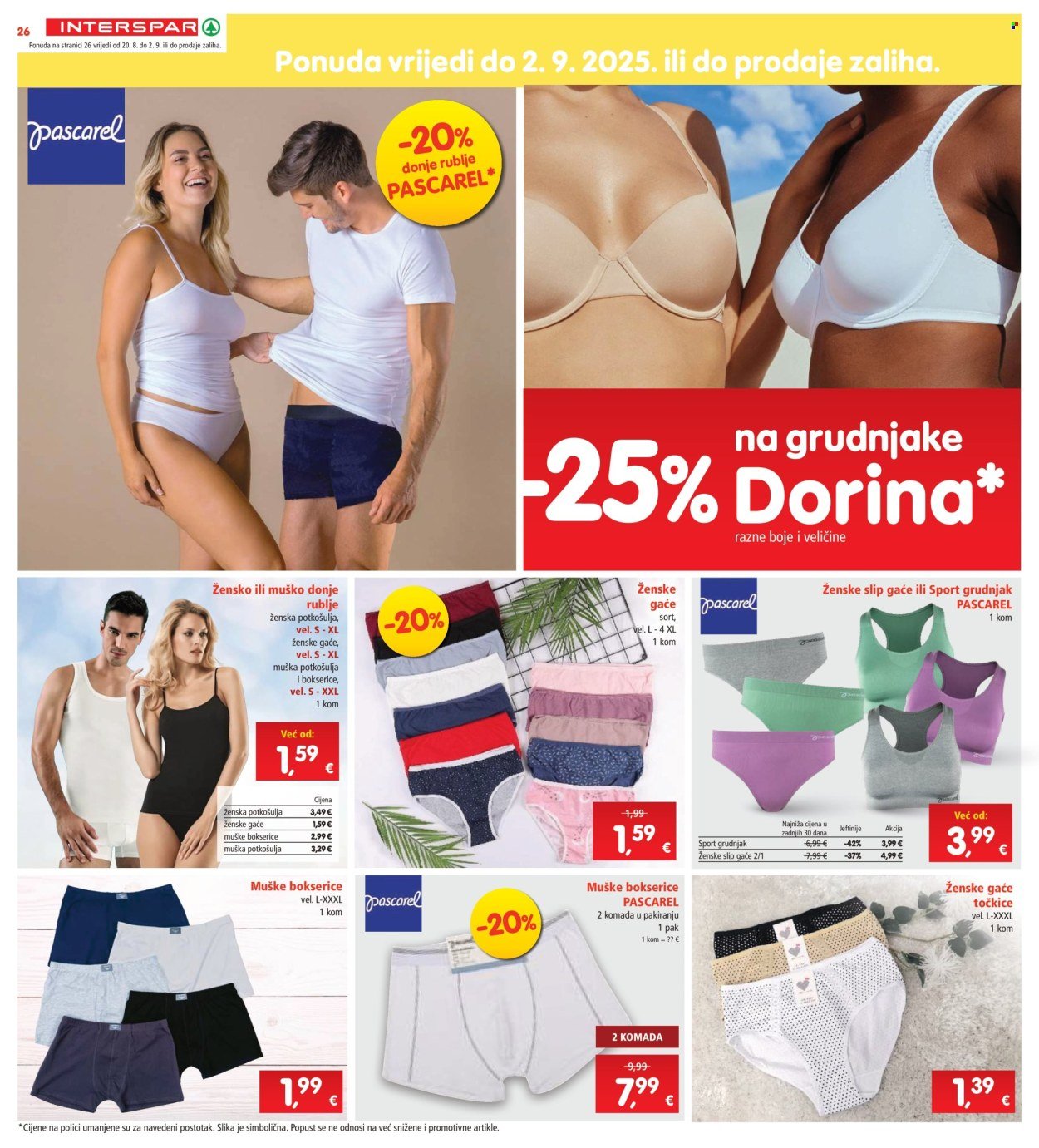 INTERSPAR katalog - Od srijede 20.08.2025.