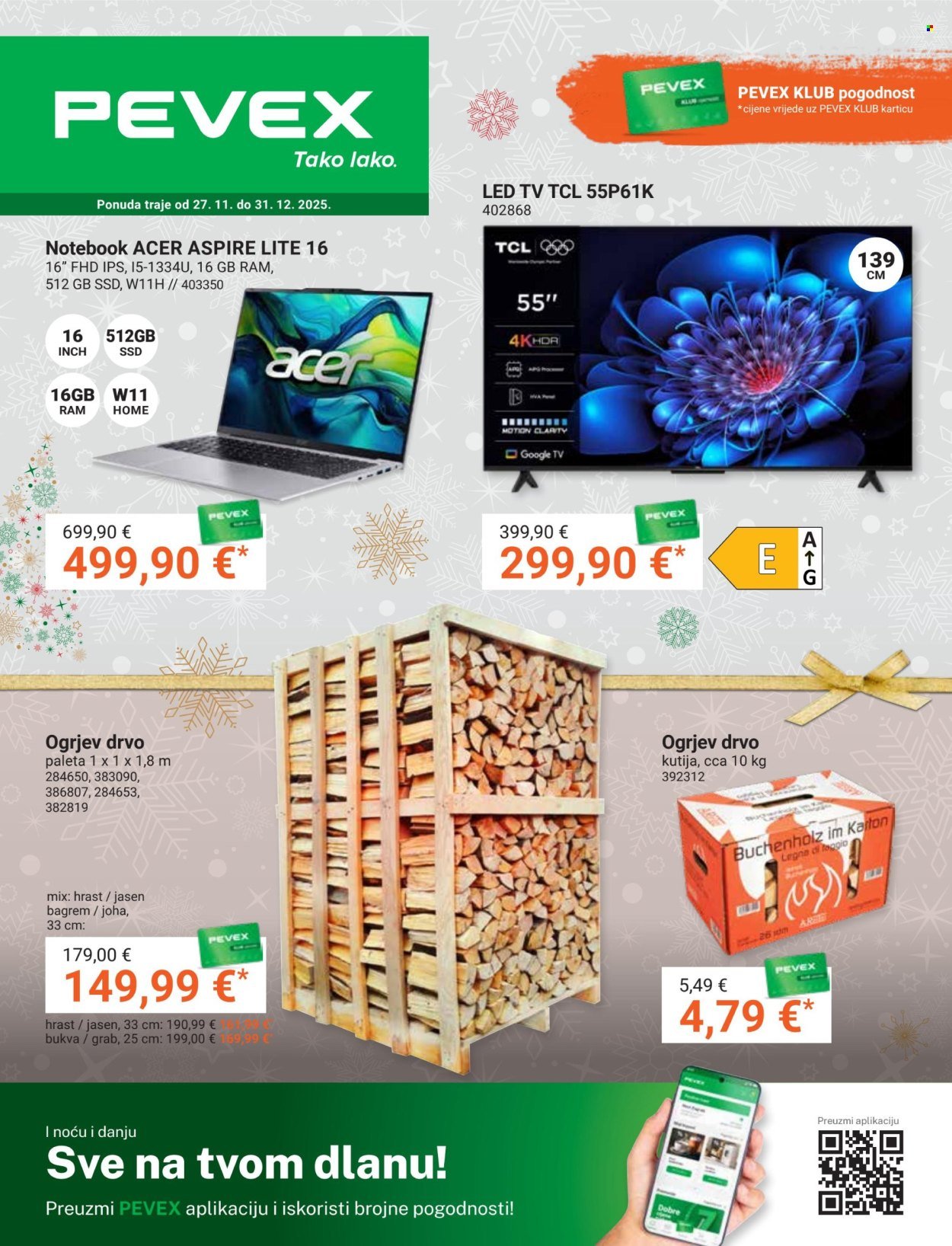 PEVEX katalog - Od četvrtka 27.11.2025.