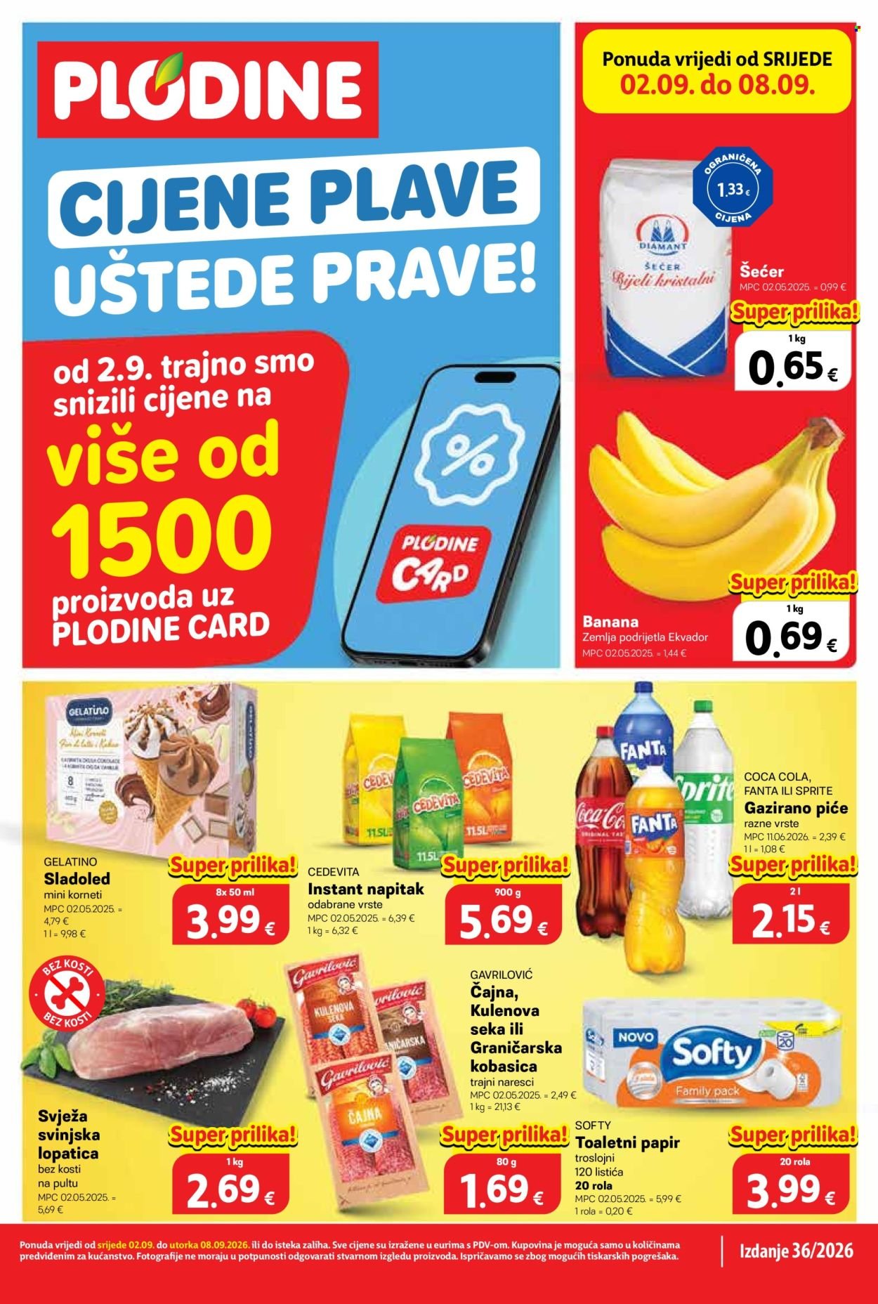 PLODINE katalog - CIJENE PLAVE UŠTEDE PRAVE!