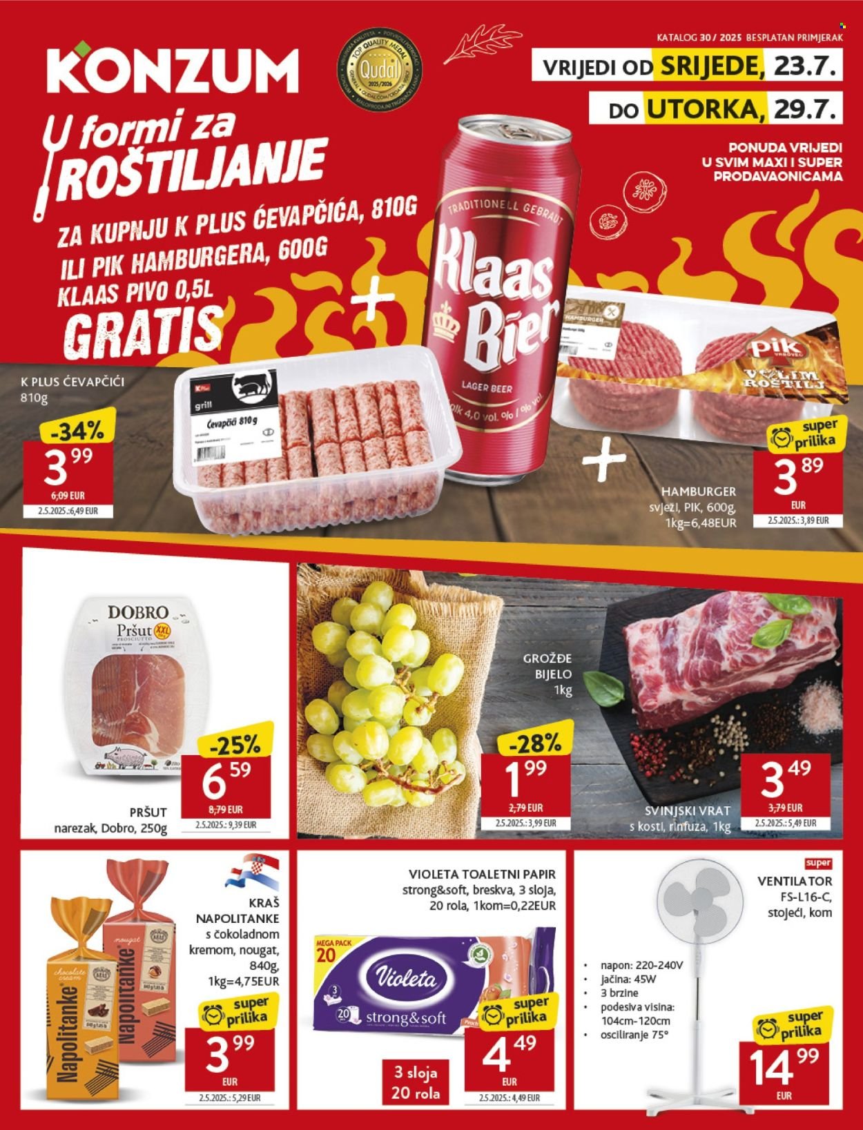 KONZUM katalog - Od srijede 23.07.2025.