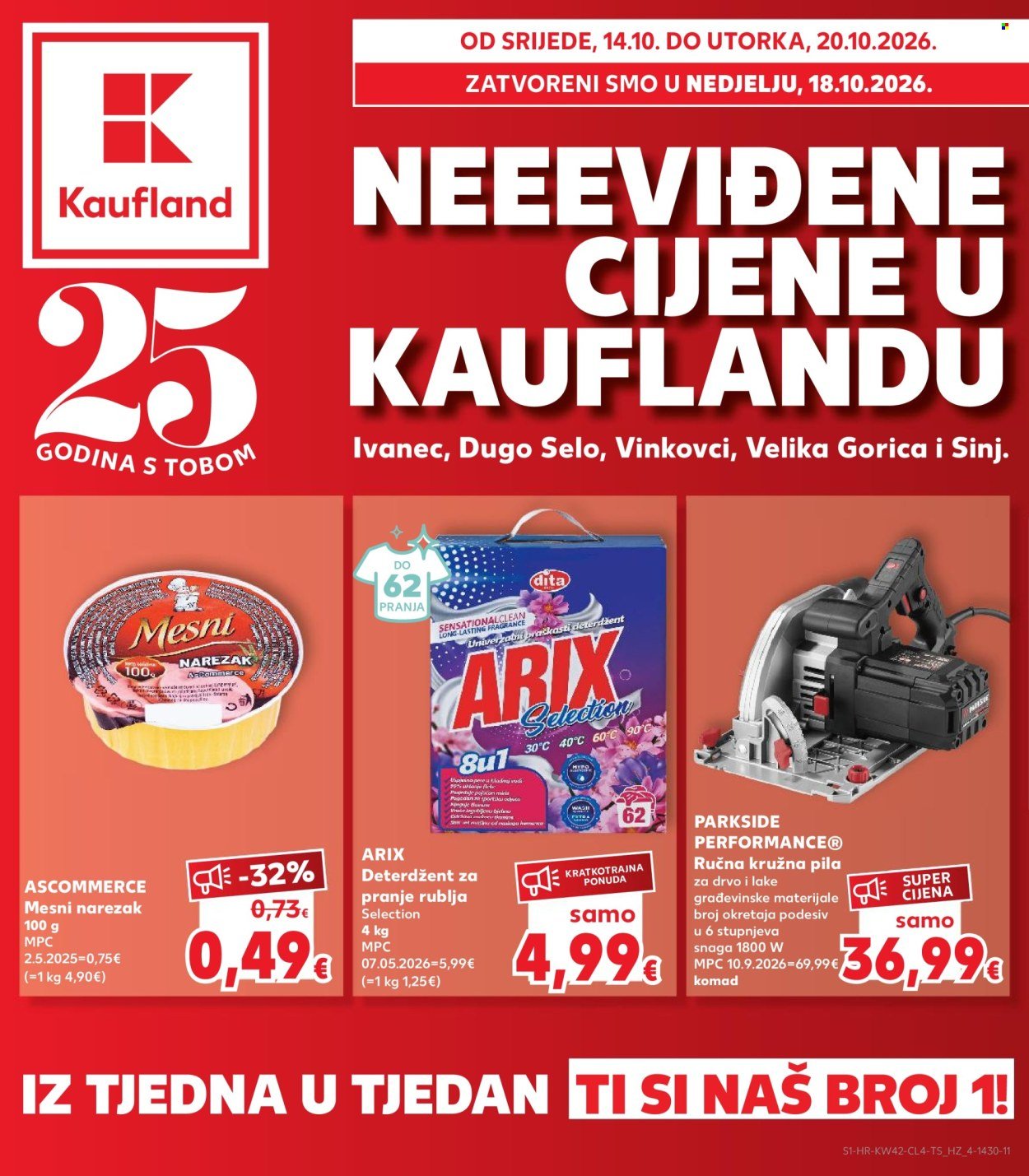 KAUFLAND katalog - Od srijede 14.10.2026.