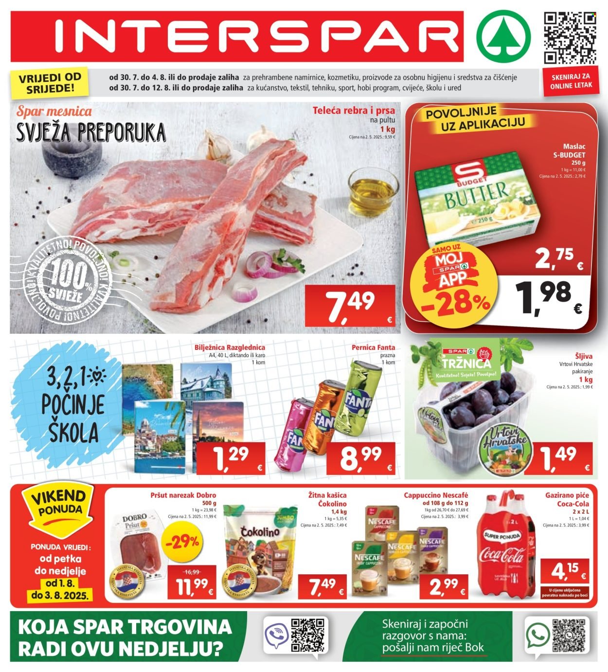 INTERSPAR katalog - Od srijede 30.07.2025.