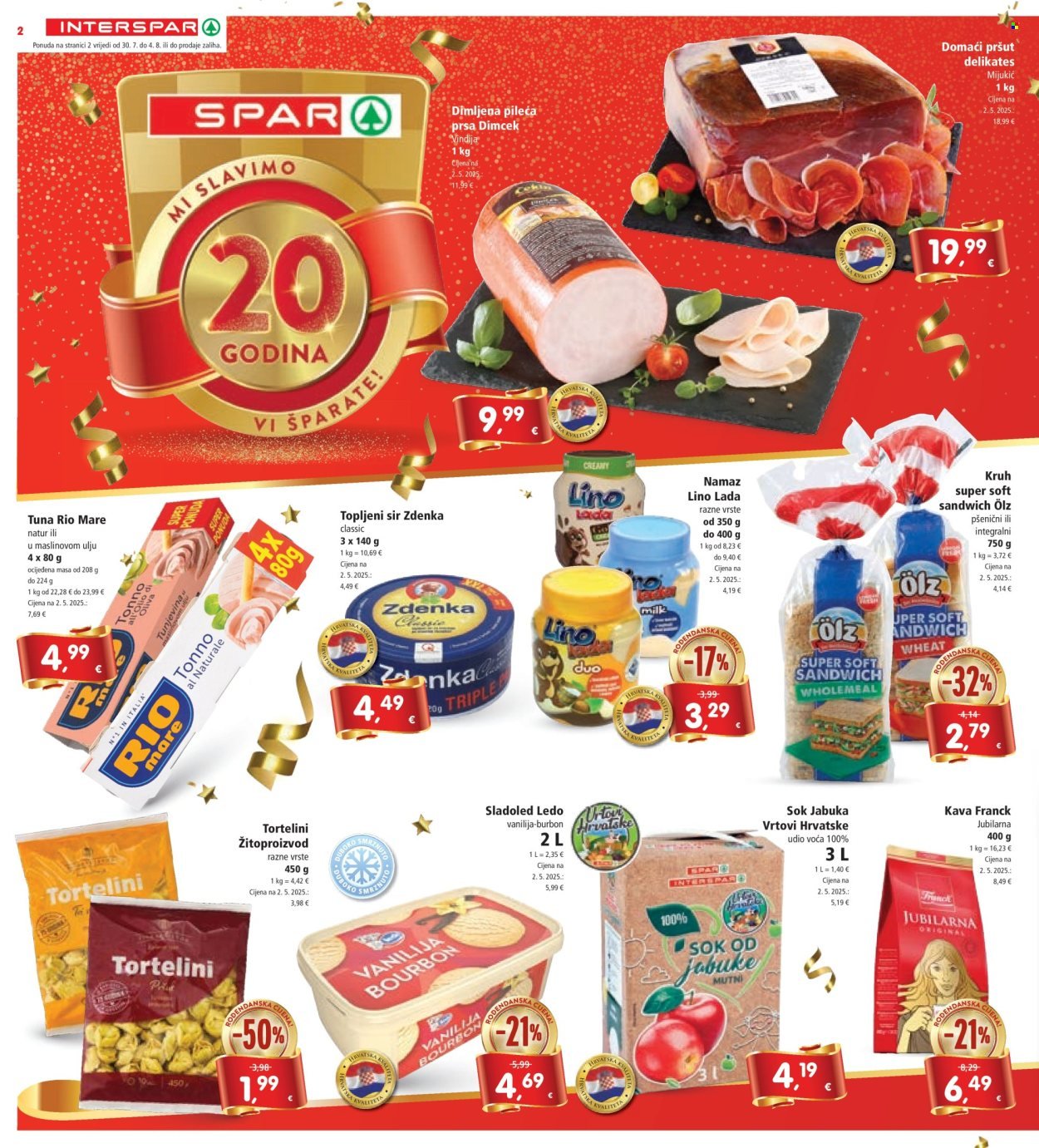 INTERSPAR katalog - Od srijede 30.07.2025.