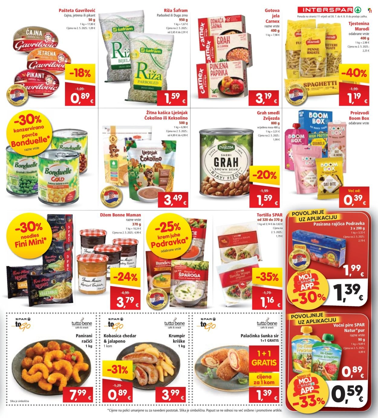 INTERSPAR katalog - Od srijede 30.07.2025.