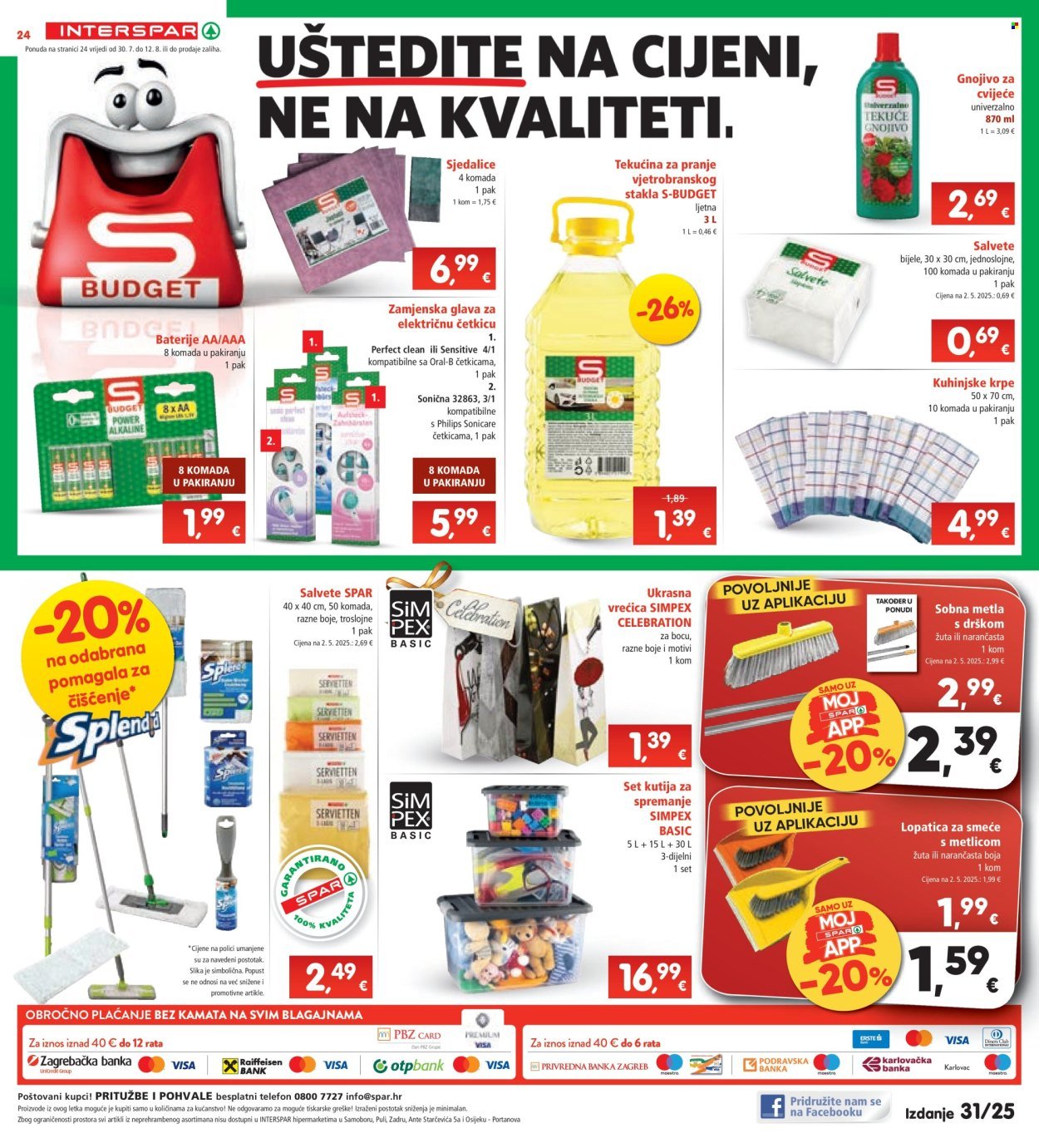 INTERSPAR katalog - Od srijede 30.07.2025.