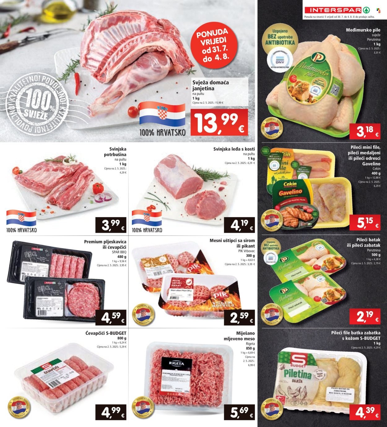 INTERSPAR katalog - Od srijede 30.07.2025.
