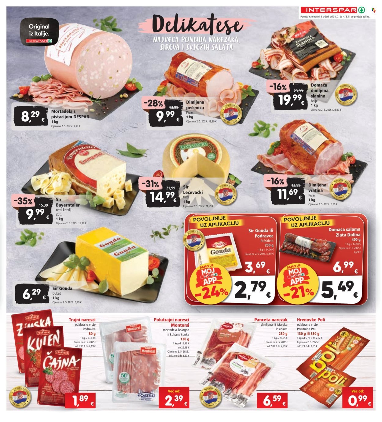 INTERSPAR katalog - Od srijede 30.07.2025.