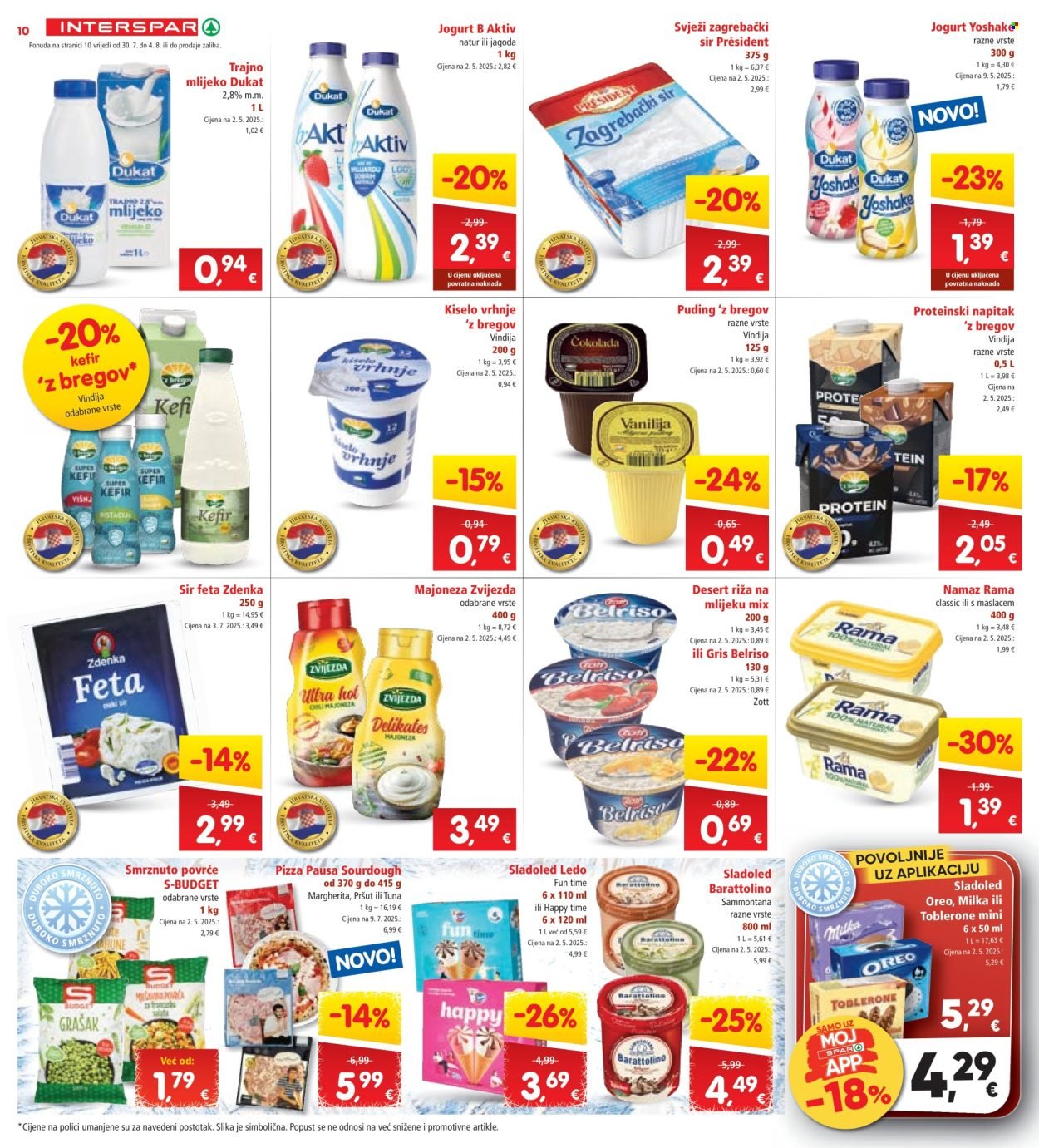 INTERSPAR katalog - Od srijede 30.07.2025.