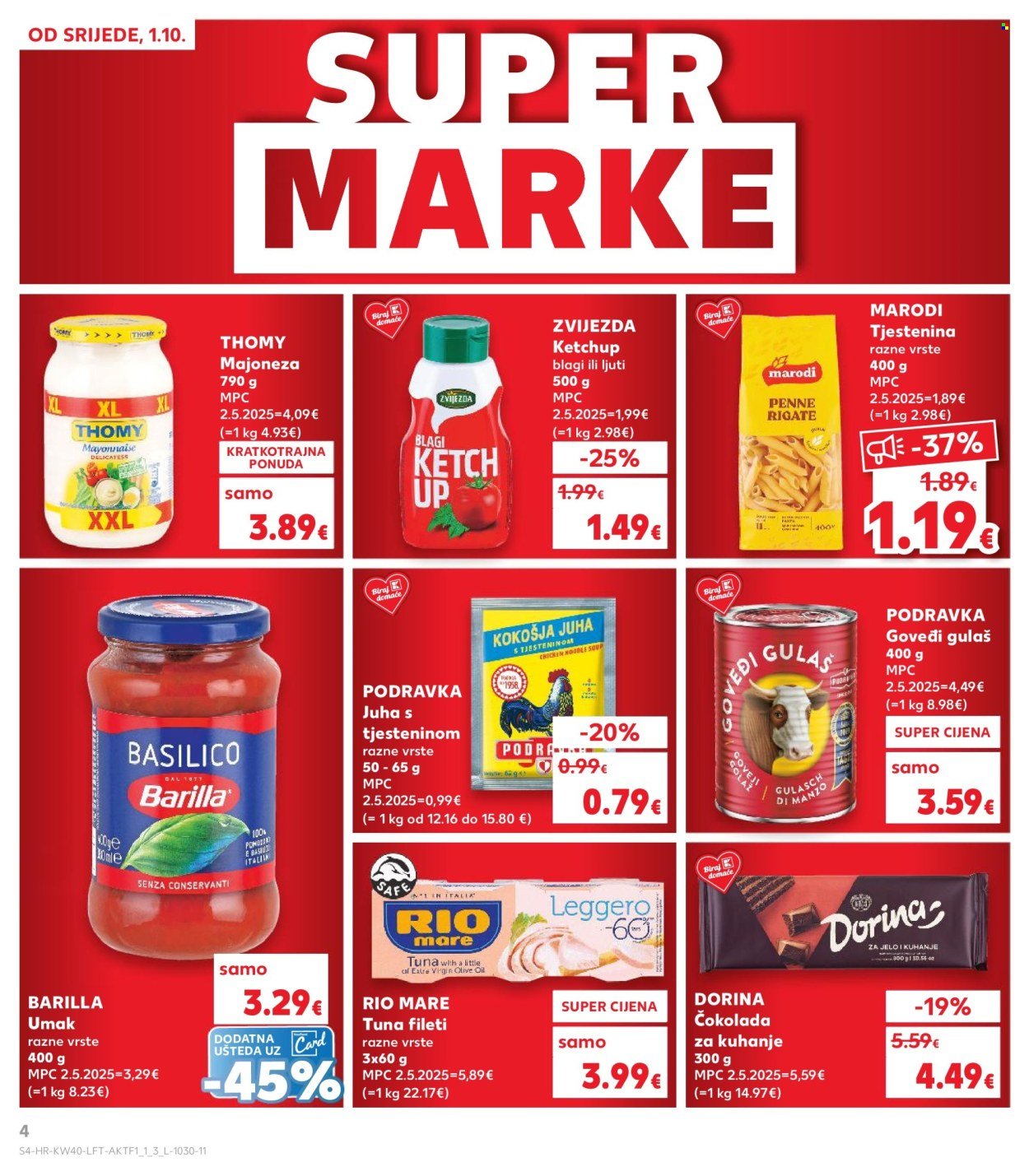 KAUFLAND katalog - Od srijede 01.10.2025.