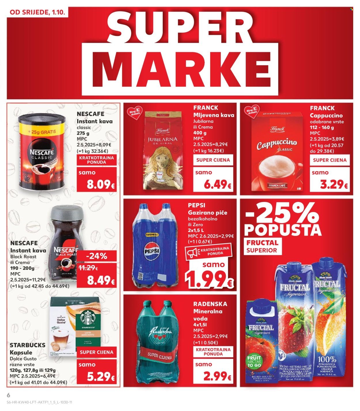 KAUFLAND katalog - Od srijede 01.10.2025.