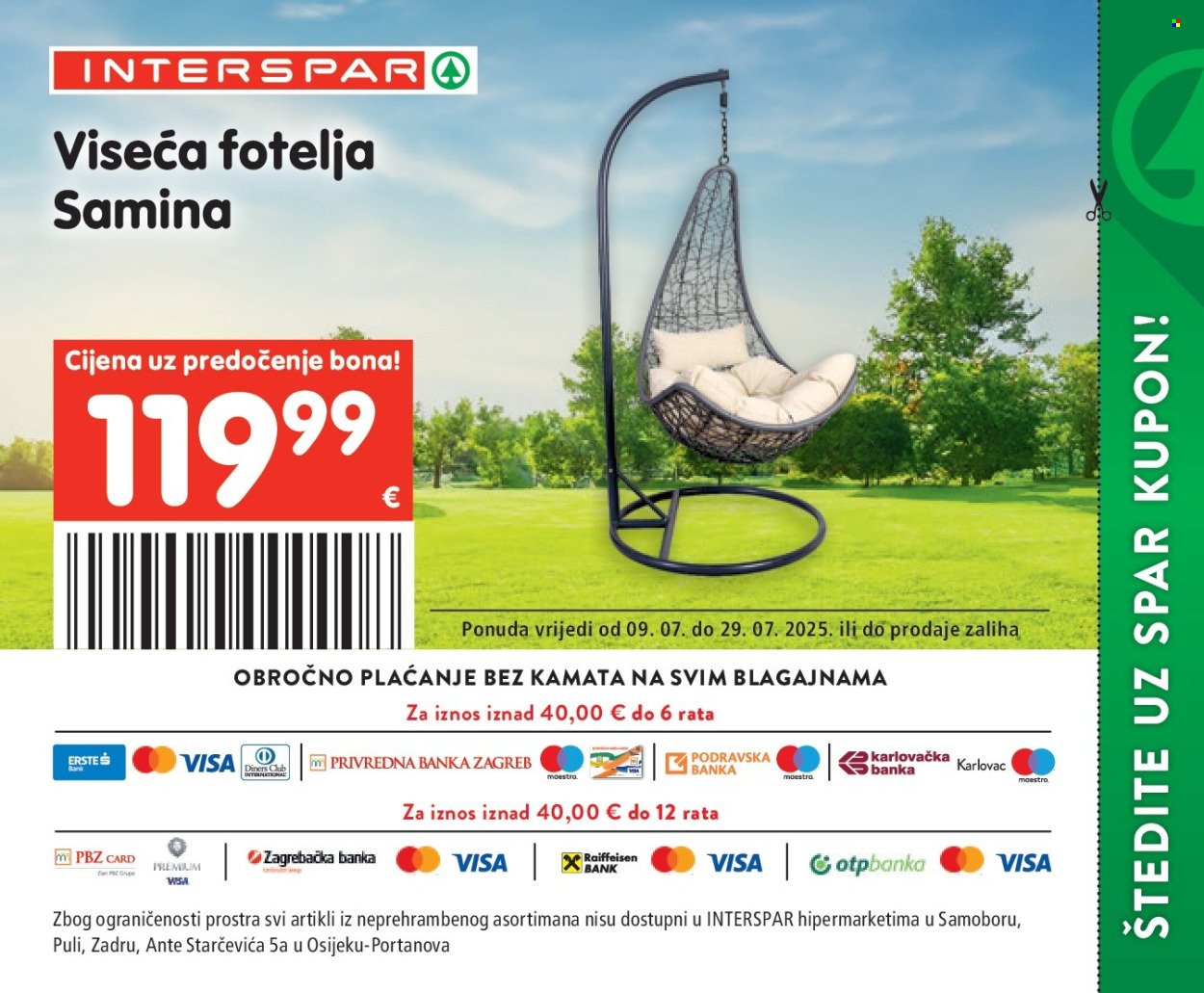 INTERSPAR katalog - INTERSPAR pogodnosti