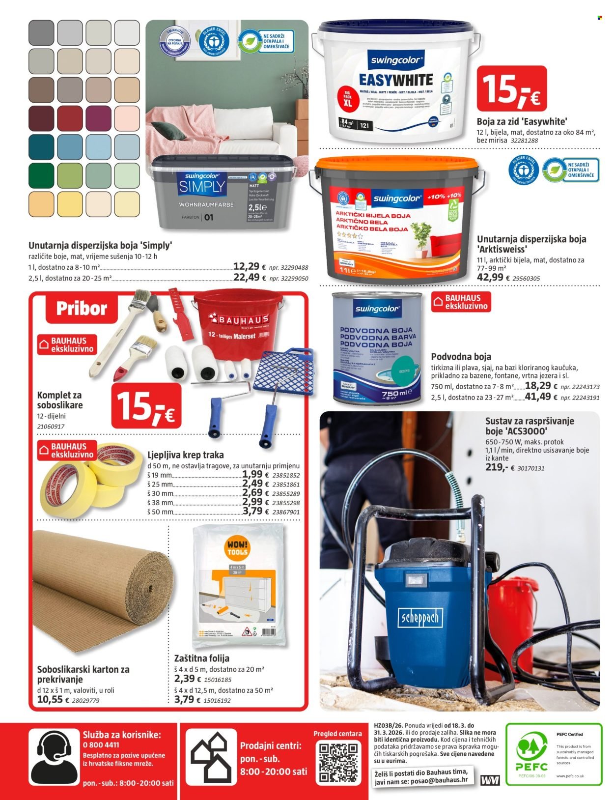 BAUHAUS katalog - Letak Ožujak 2026