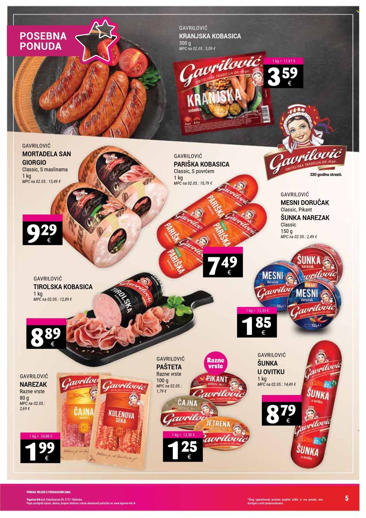 TRGOVINA KRK katalog - Od srijede 01.07.2026.
