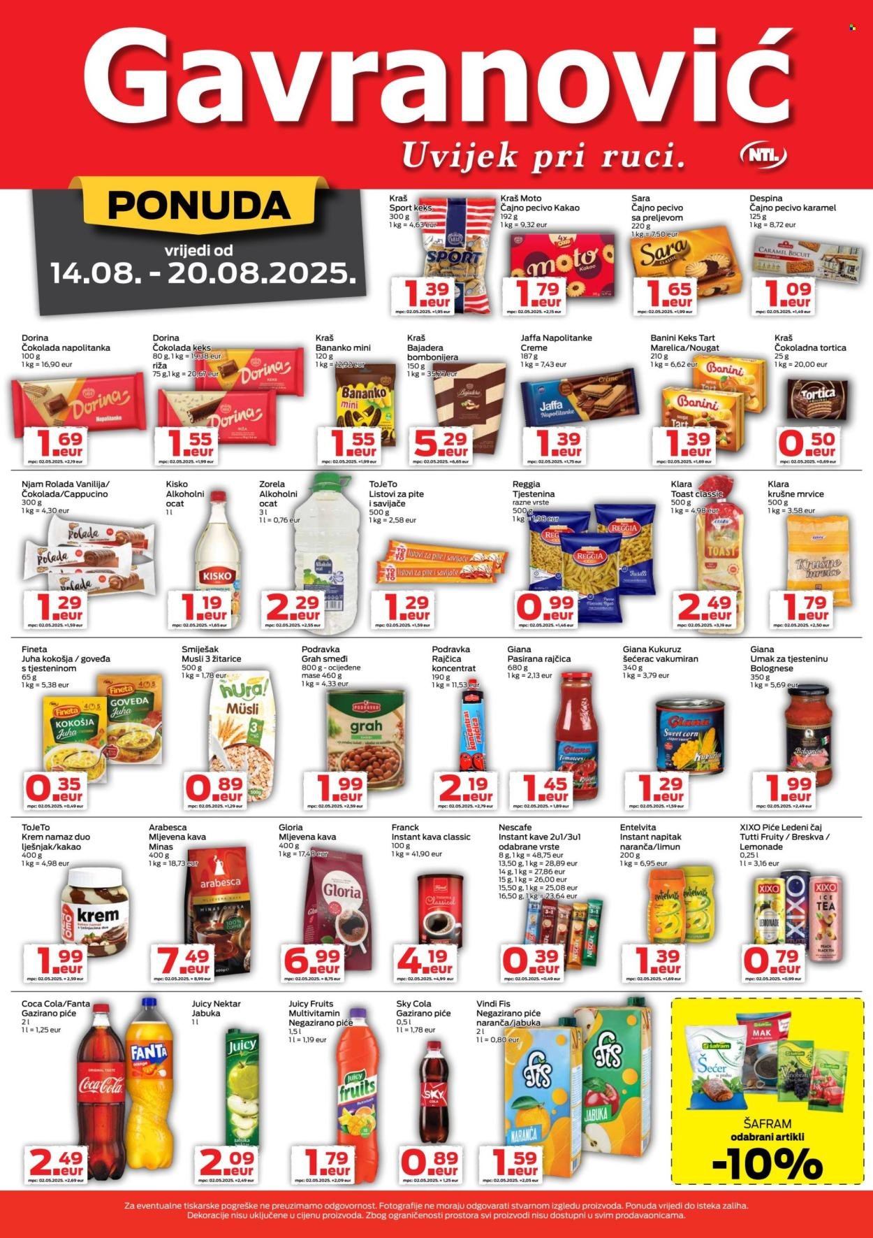 GAVRANOVIĆ katalog - Od četvrtka 14.08.2025.