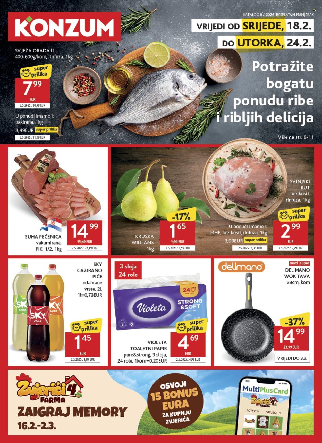 KONZUM katalog - Od srijede 18.02.2026.