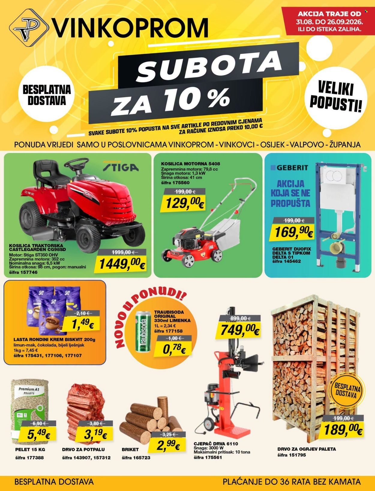 VINKOPROM katalog - Od ponedeljka 31.08.2026.